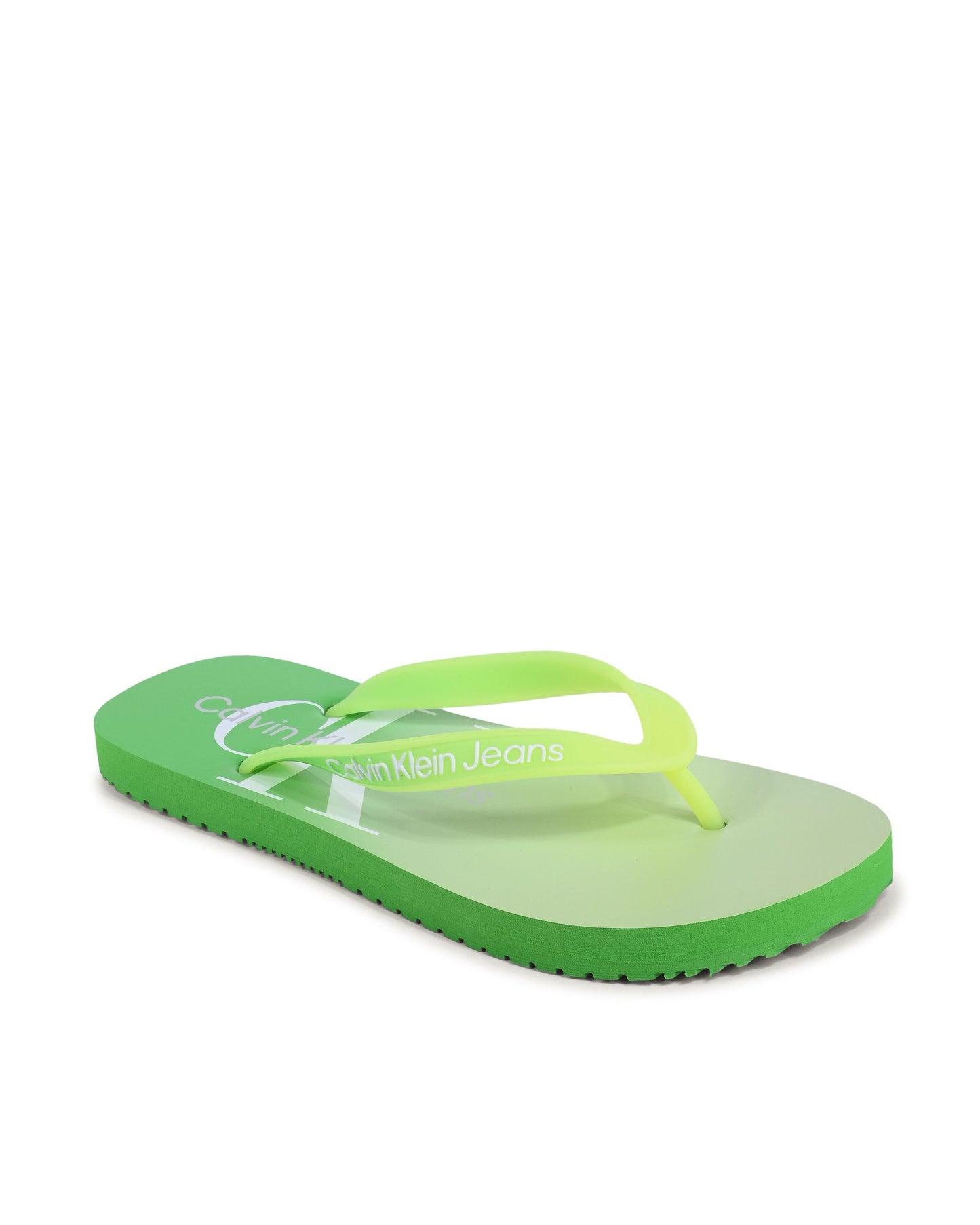 Calvin Klein Women Flip Flops GREEN YW0YW0140102H