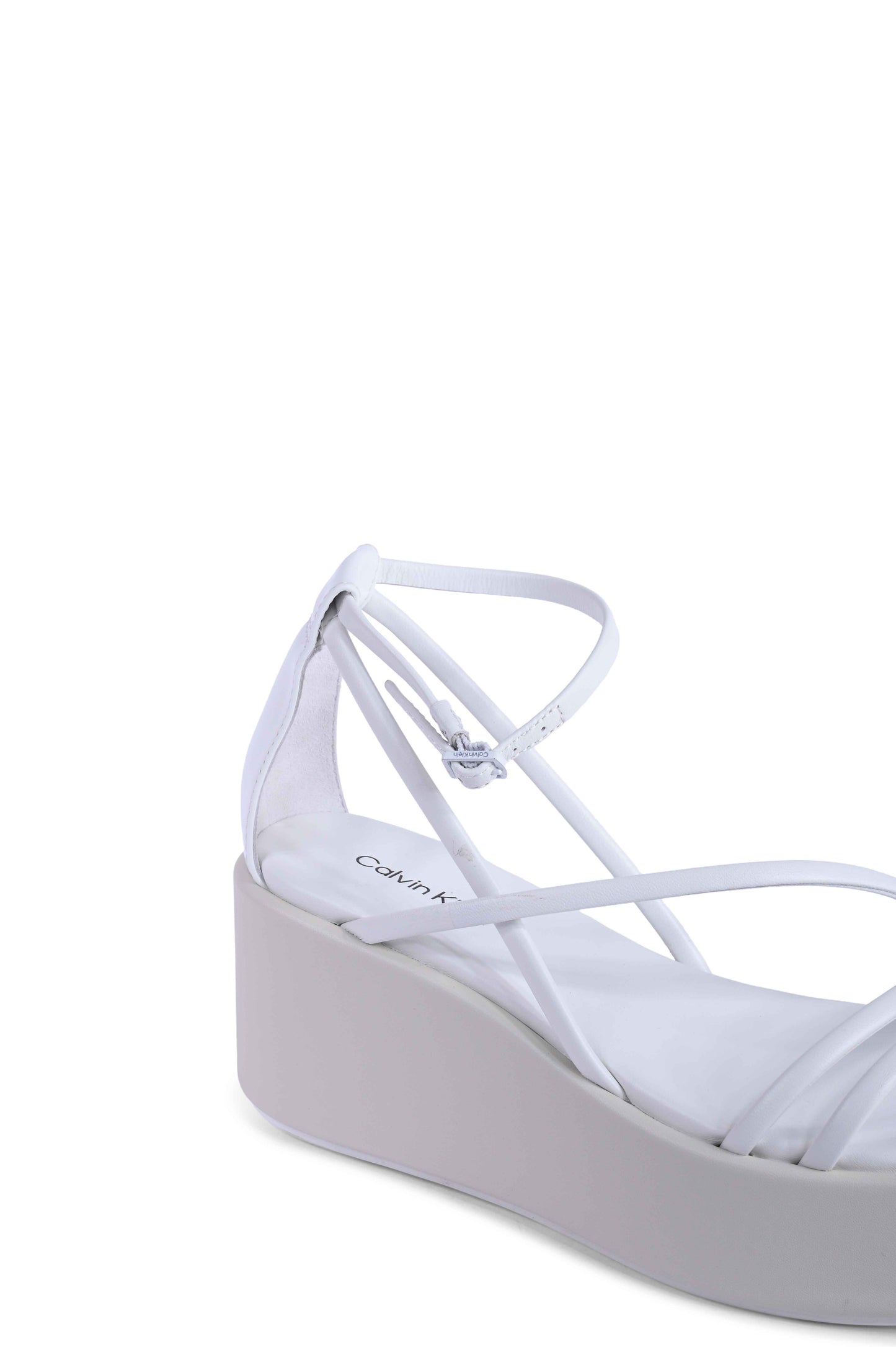 Calvin Klein Womens Wedge White HW0HW019490K9