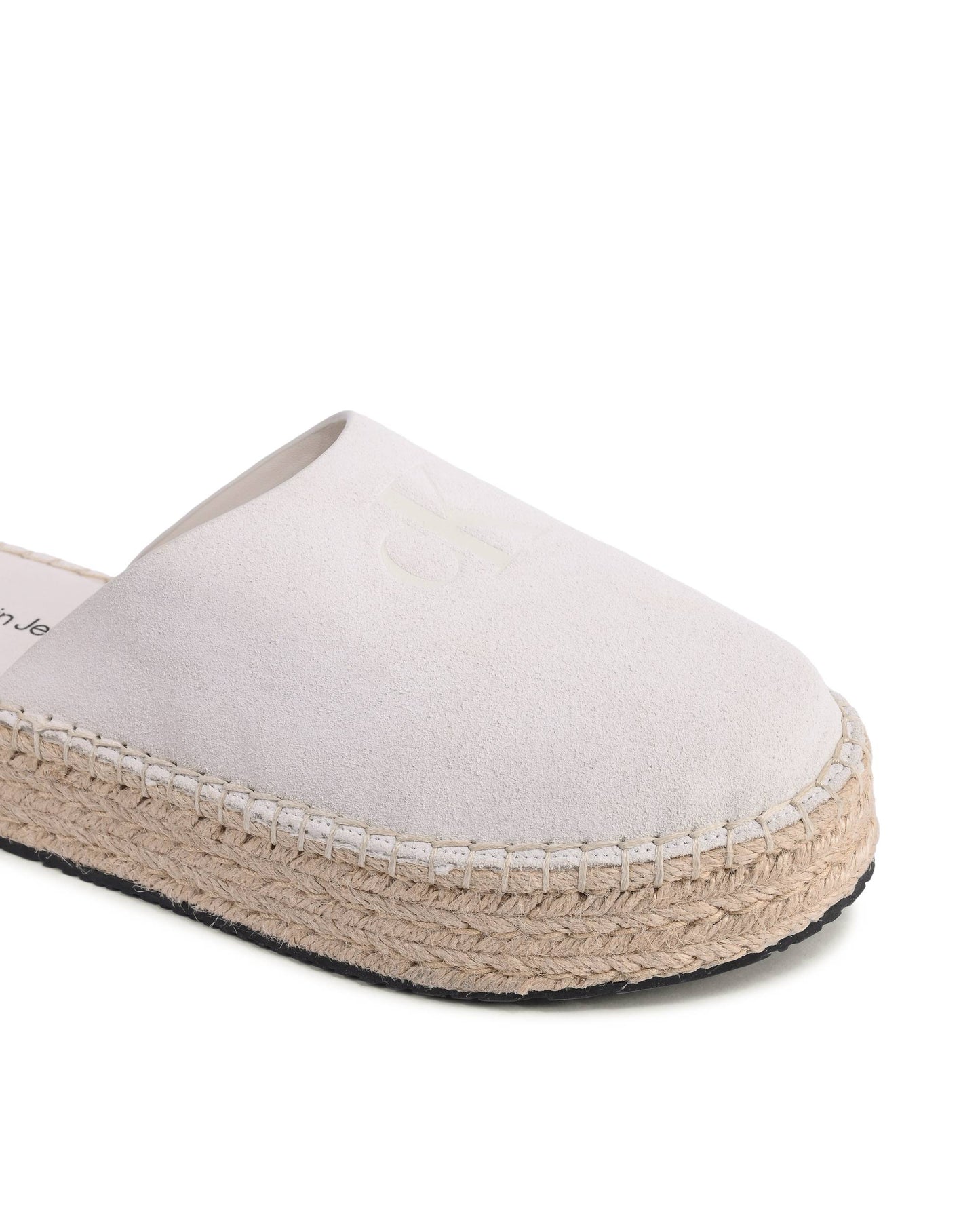 Calvin Klein Womens Espadrilles White YW0YW00986YBH