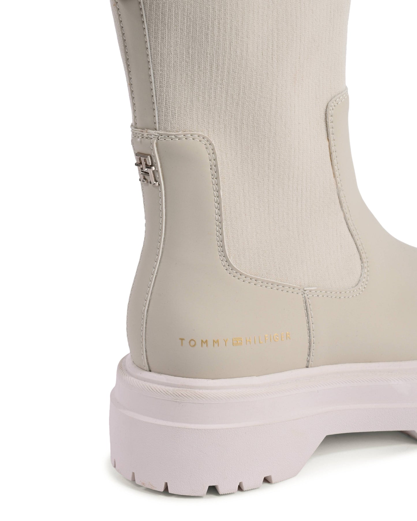Tommy Hilfiger Womens Ankle Boot Beige FW0FW07226ACI