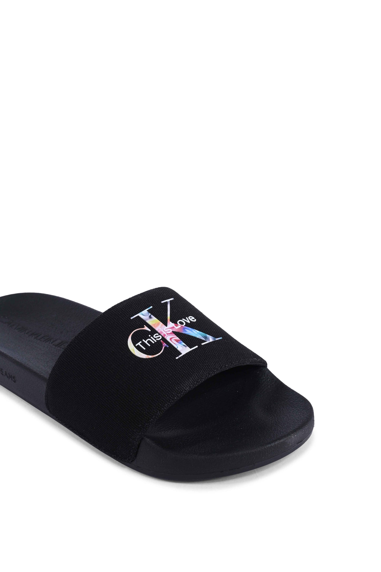 Calvin Klein Womens Slide Black YW0YW00849BDS