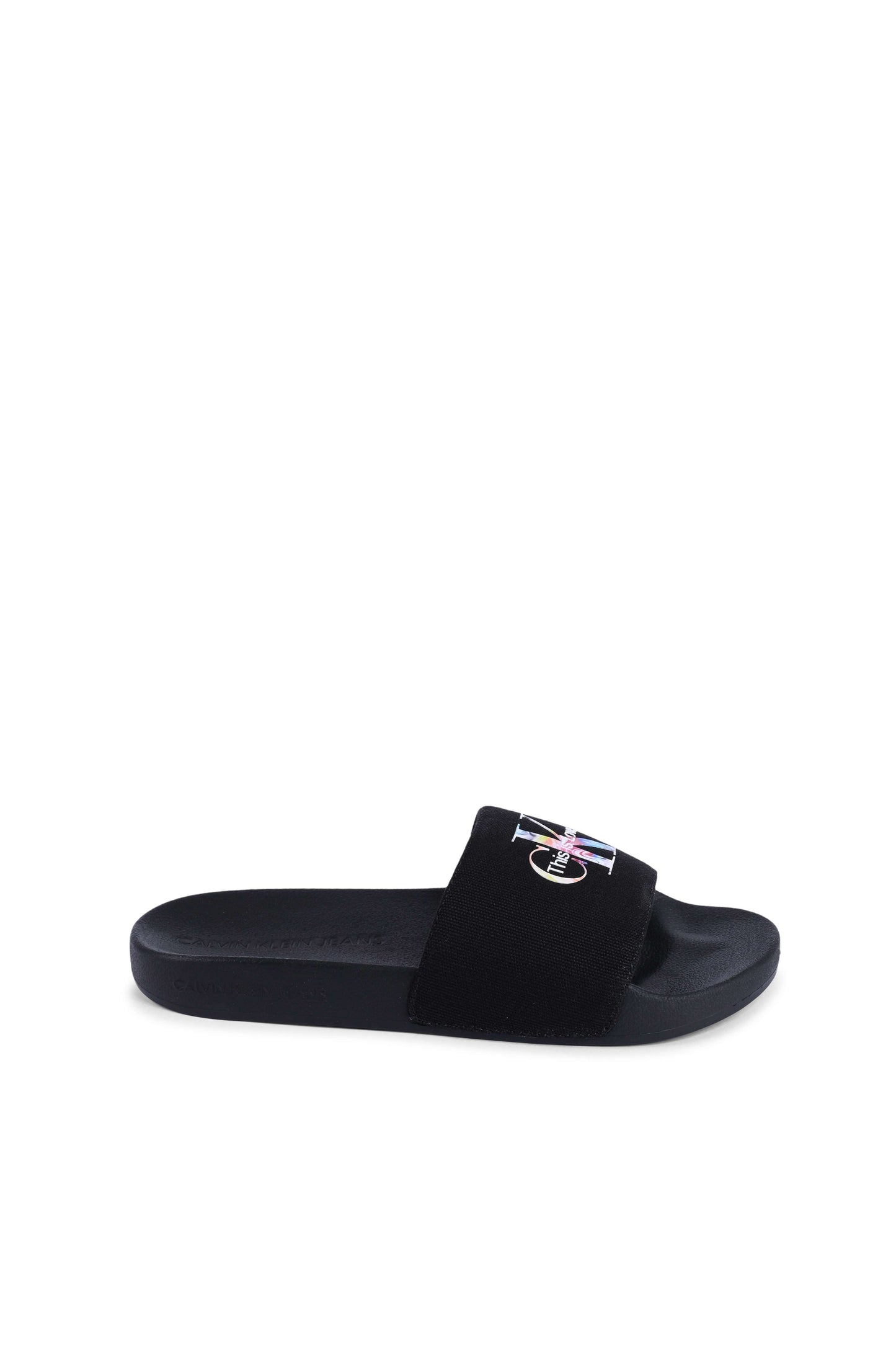 Calvin Klein Womens Slide Black YW0YW00849BDS