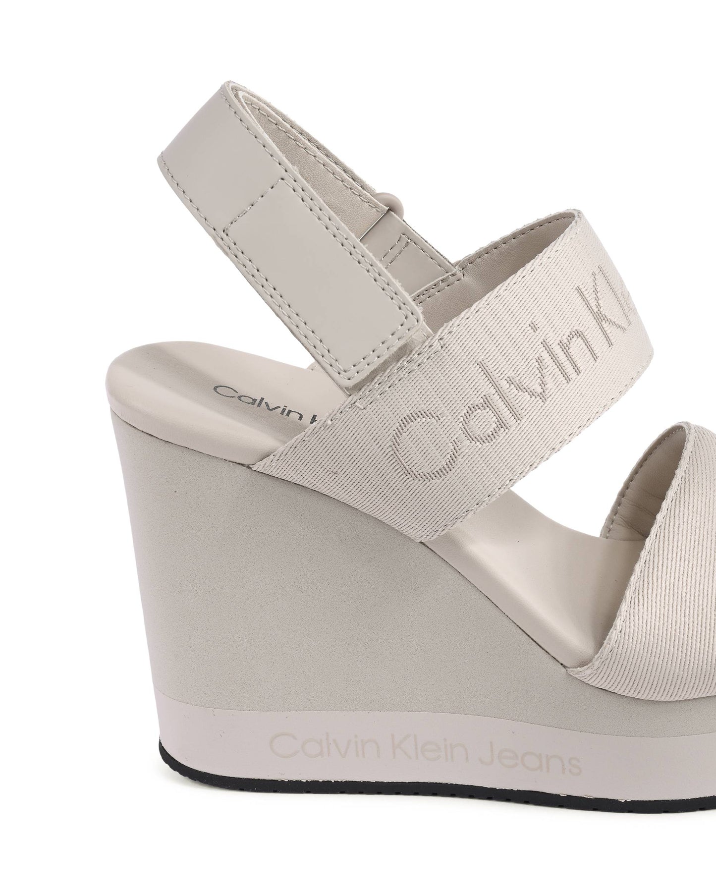 Calvin Klein Womens Wedge Beige YW0YW013600F4