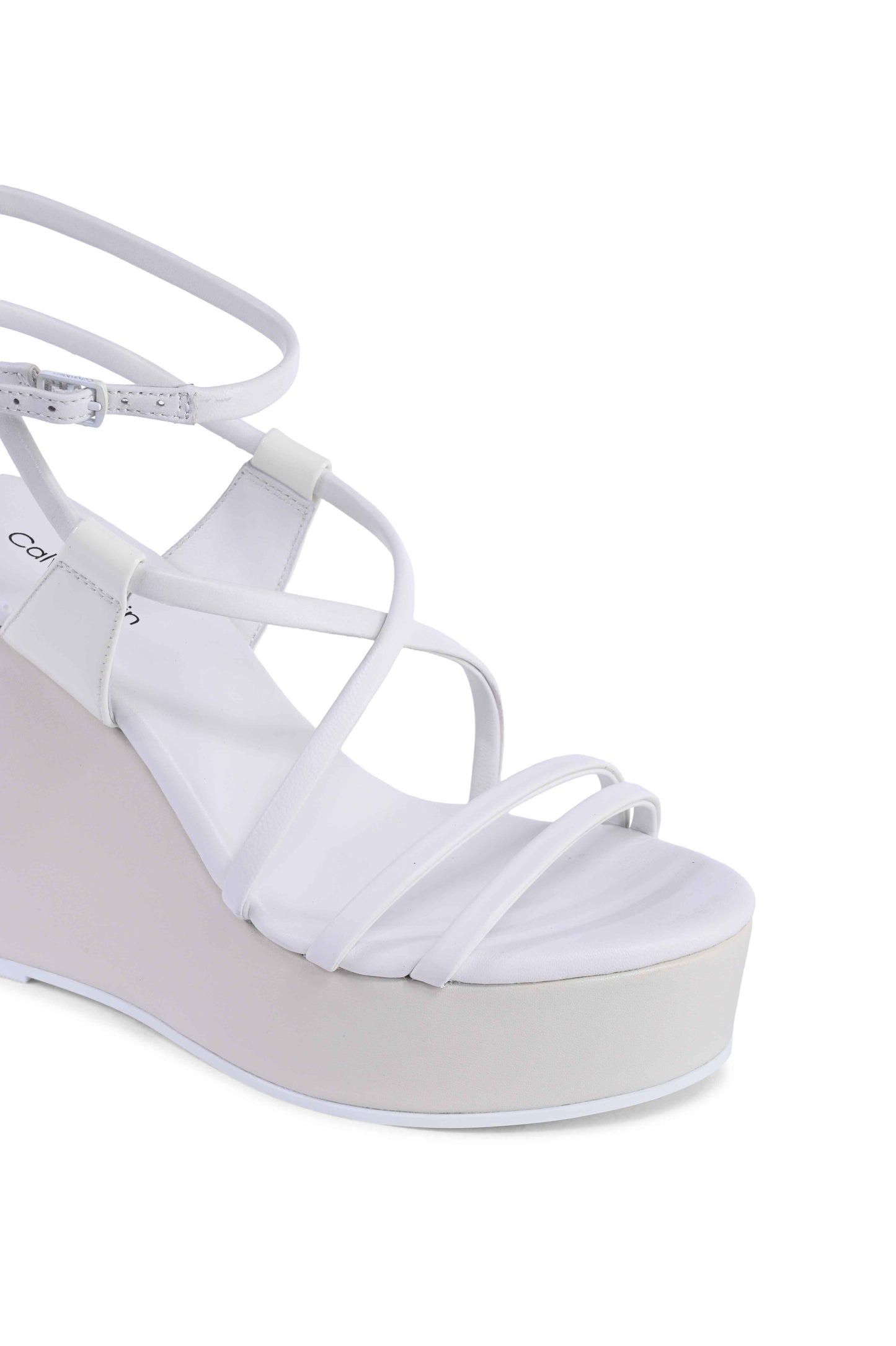 Calvin Klein Womens Wedge White HW0HW019520K9