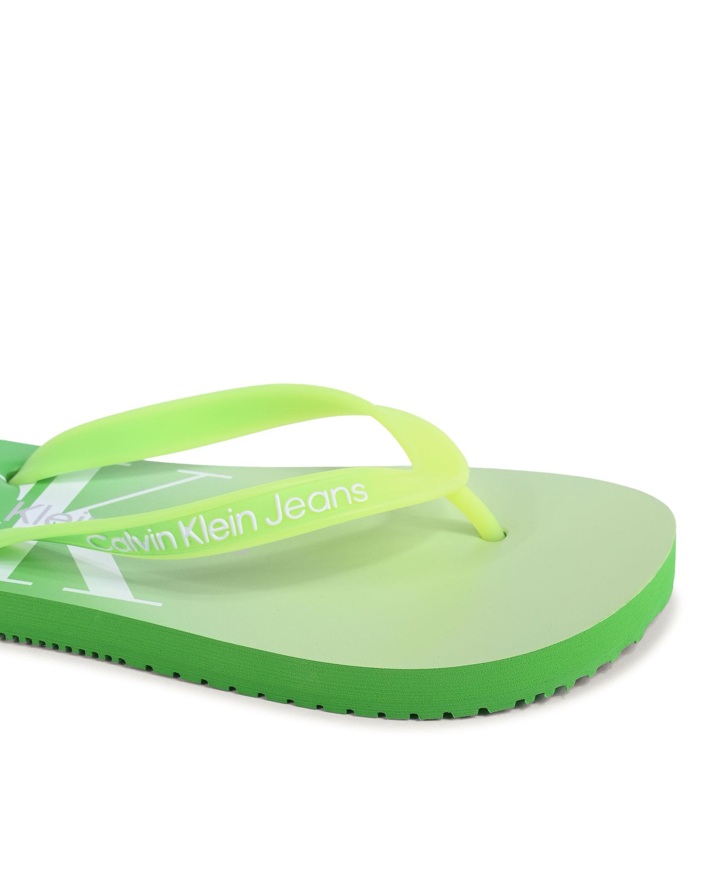 Calvin Klein Women Flip Flops GREEN YW0YW0140102H