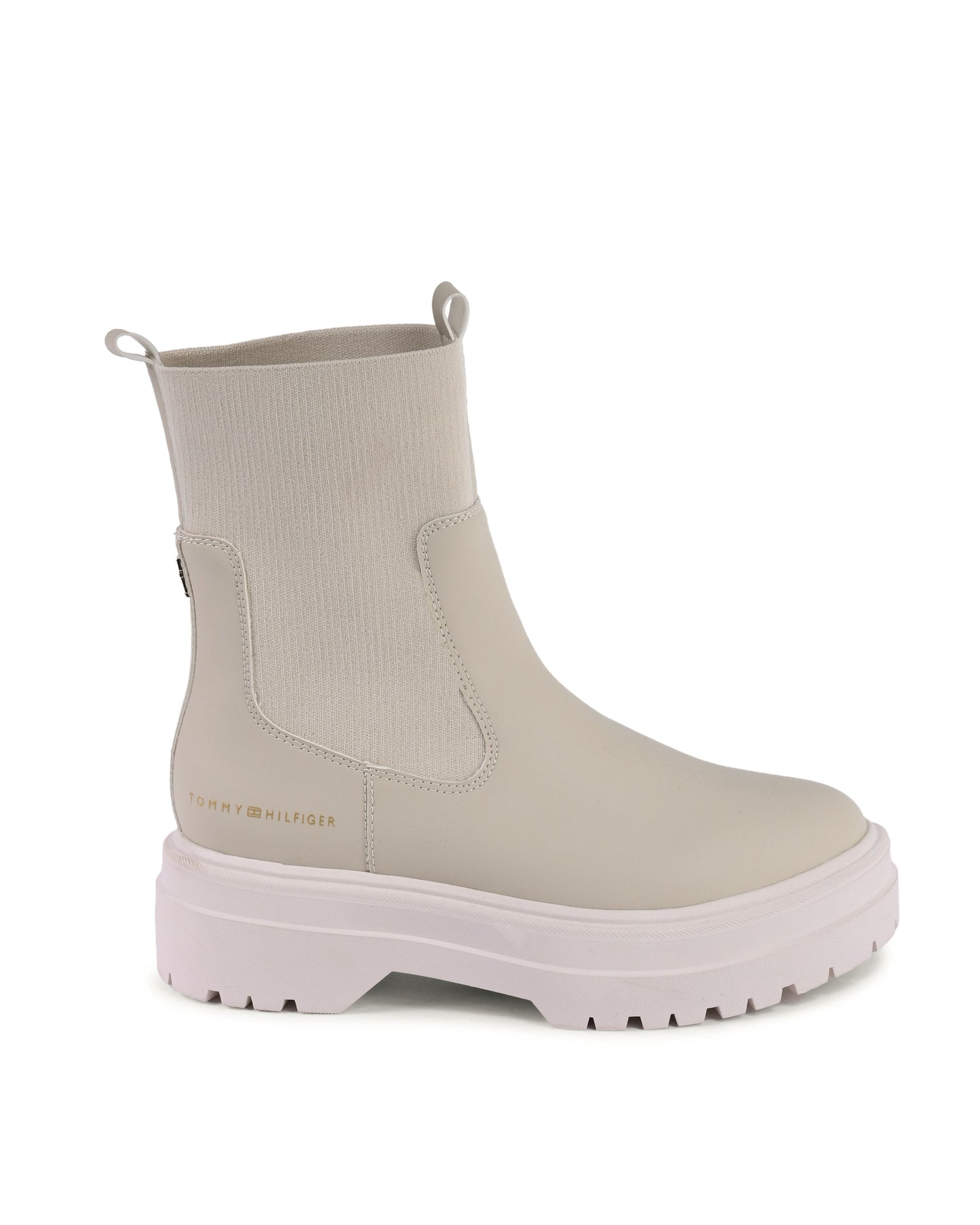 Tommy Hilfiger Womens Ankle Boot Beige FW0FW07226ACI