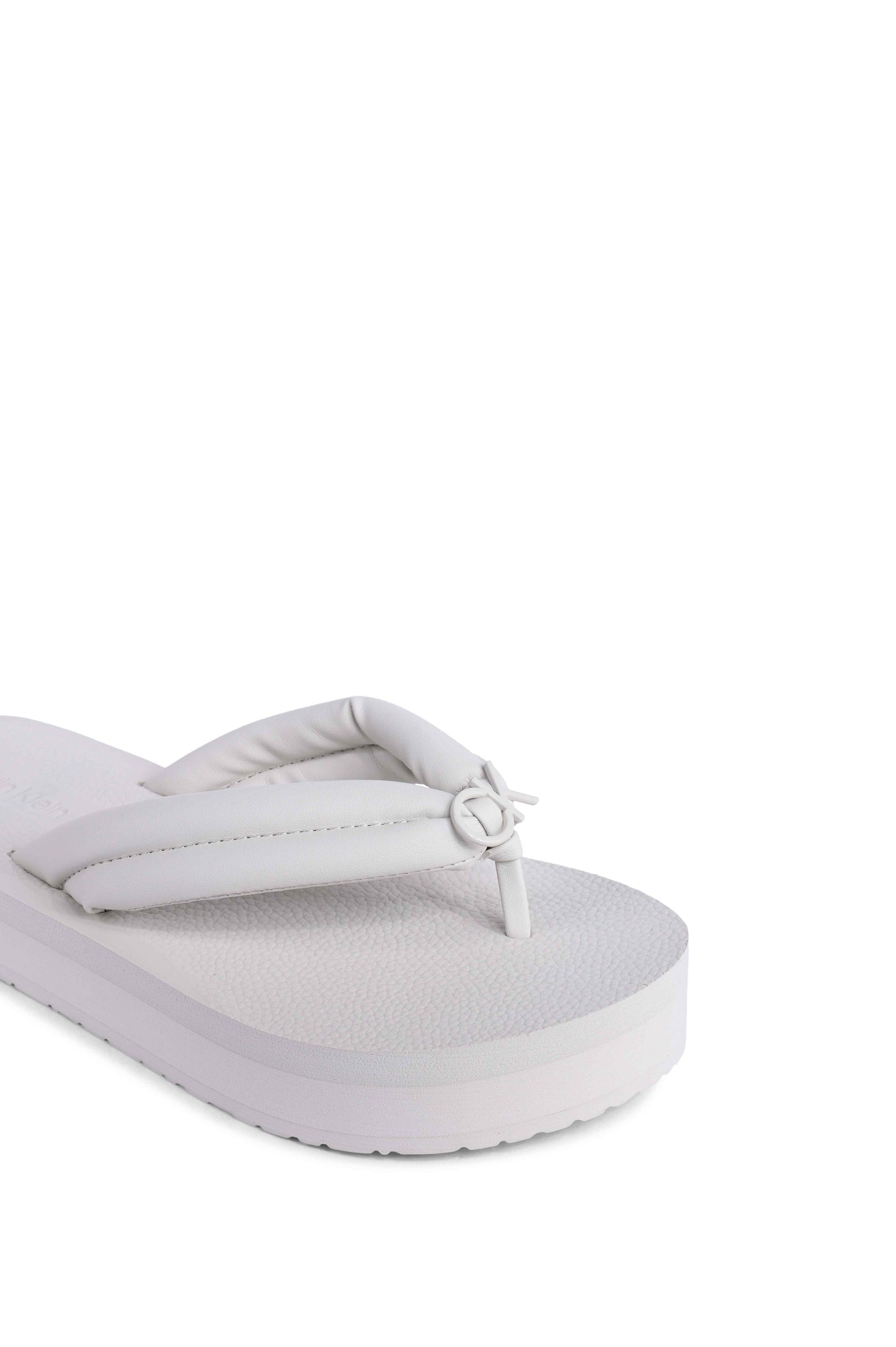 Calvin Klein Womens Flip flop Beige HW0HW02063ACG
