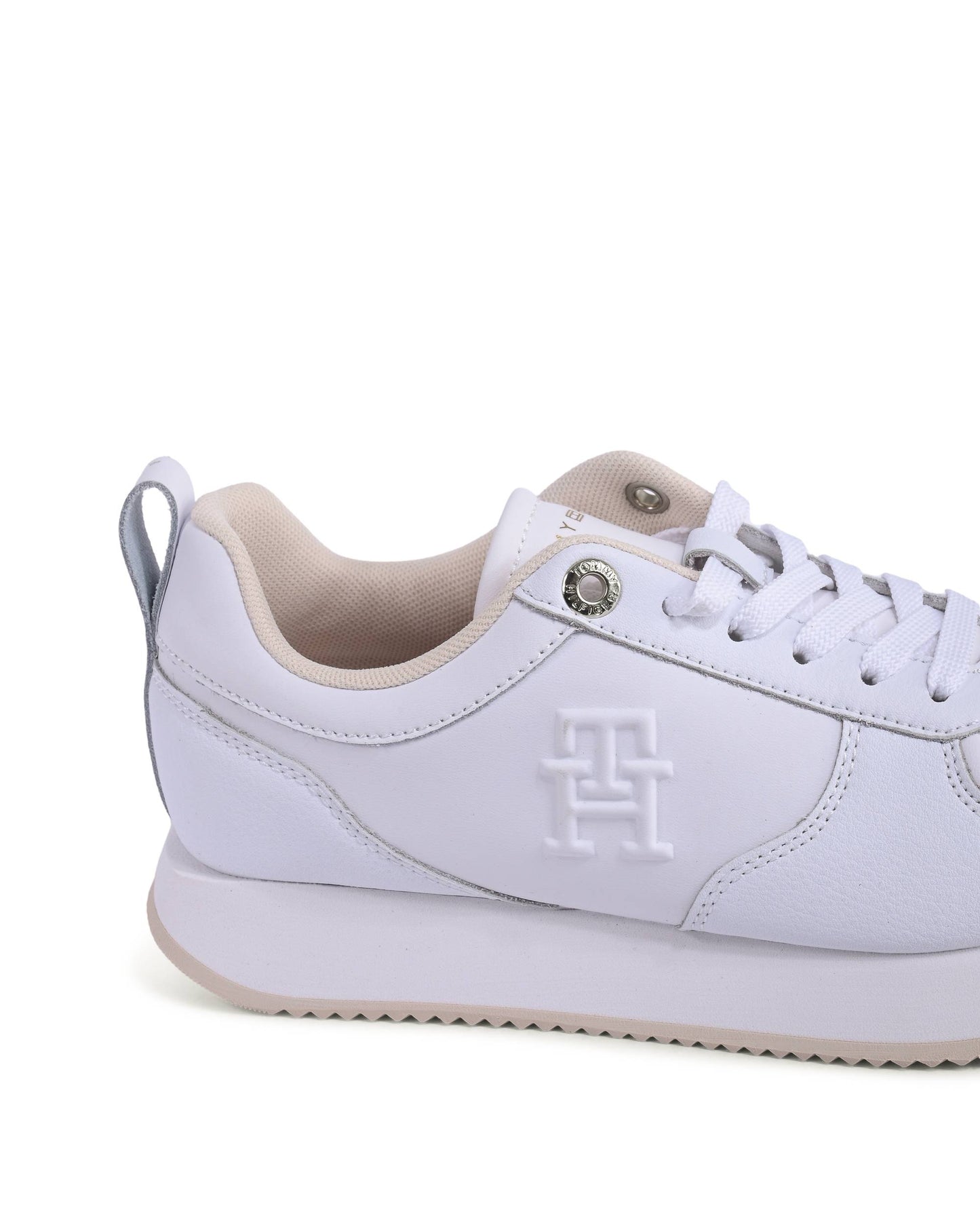 Tommy Hilfiger Womens Sneaker White FW0FW07285YBS