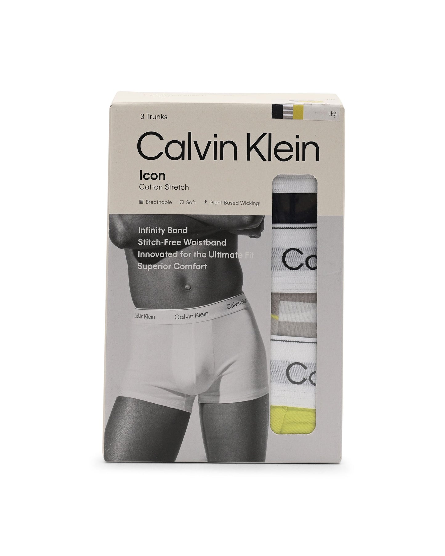 Calvin Klein Mens Trunk LV00NB4392WCN