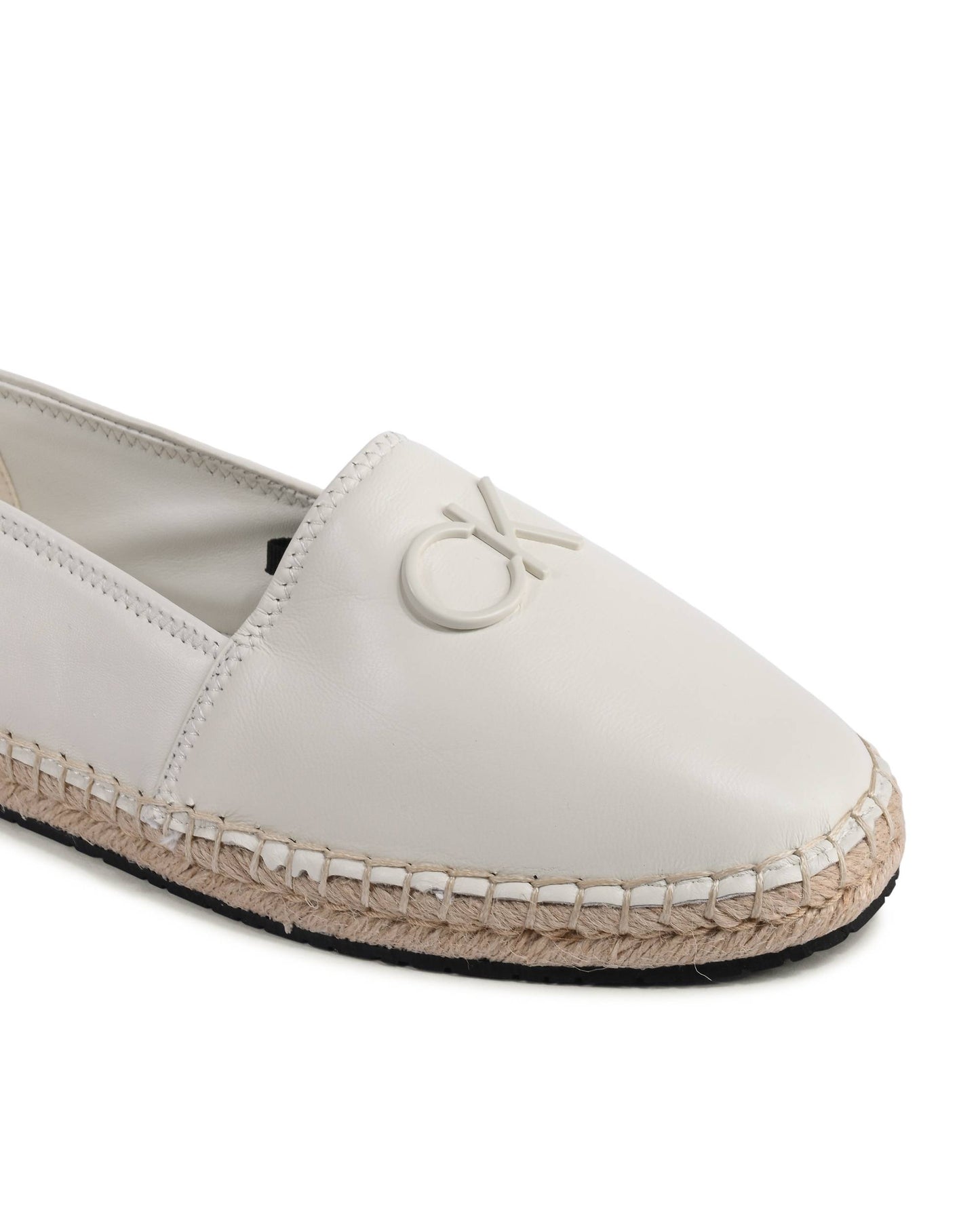 Calvin Klein Womens Espadrilles White HW0HW01457YBJ