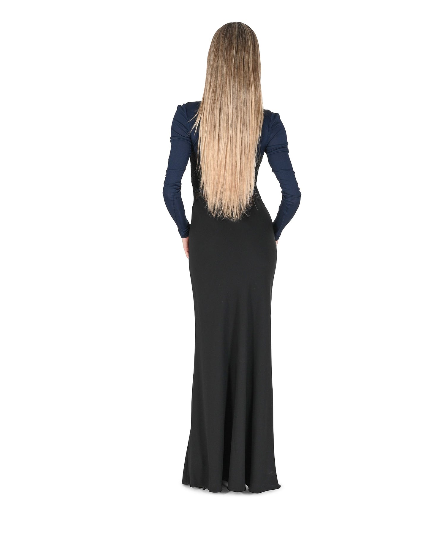 Christopher Esber Womens Dress 24033117 BLUE/BLACK 5B2