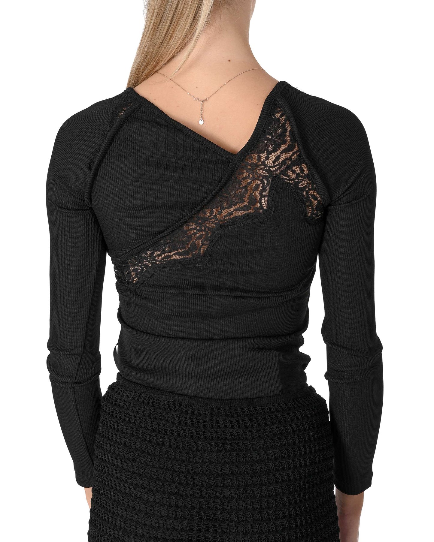 Christopher Esber Womens Blouse 24031119 BLACK 801