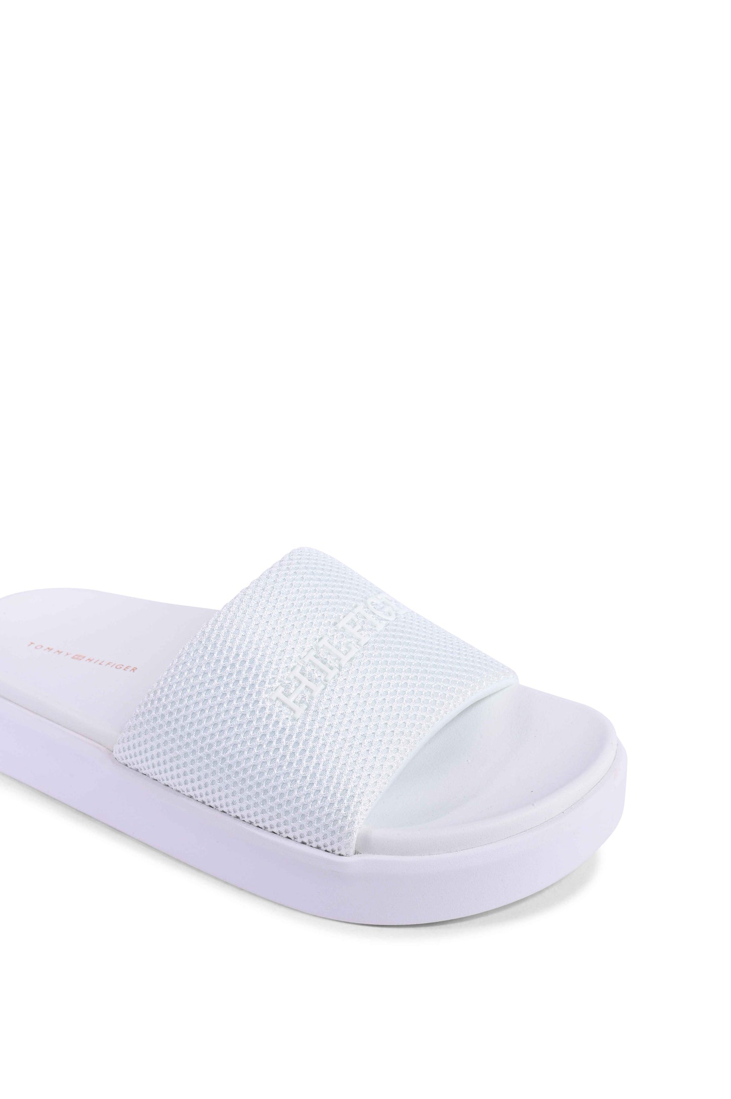 Tommy Hilfiger Womens Slide White FW0FW07828YBL