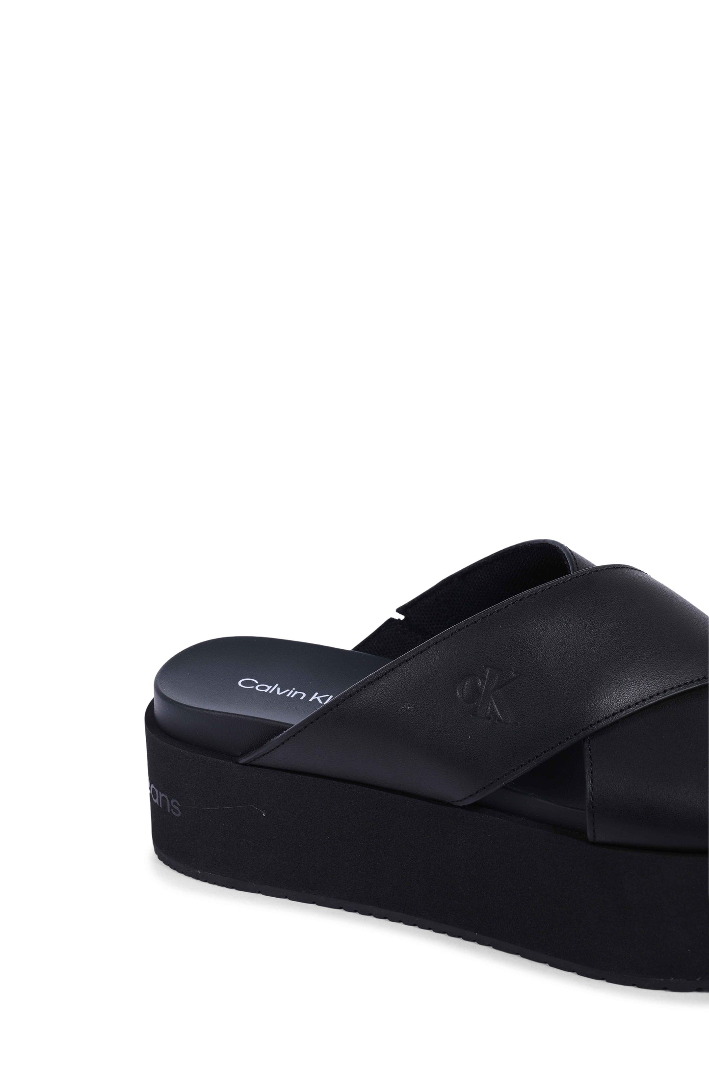 Calvin Klein Womens Sandal Black YW0YW013490GT