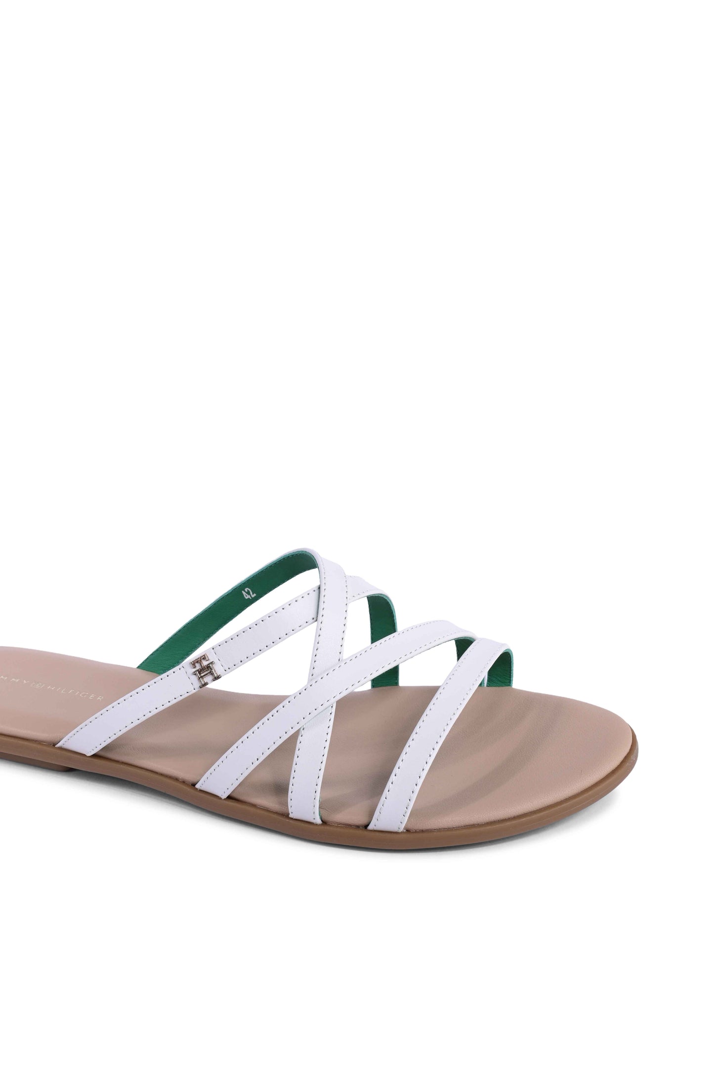 Tommy Hilfiger Womens Sandal White FW0FW08067YBL