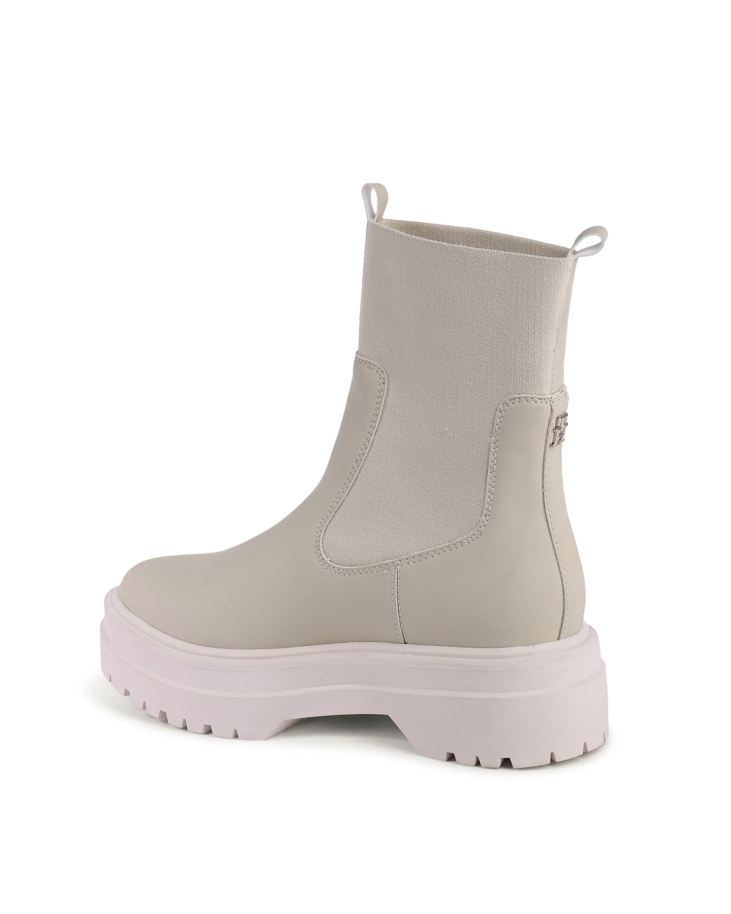Tommy Hilfiger Womens Ankle Boot Beige FW0FW07226ACI
