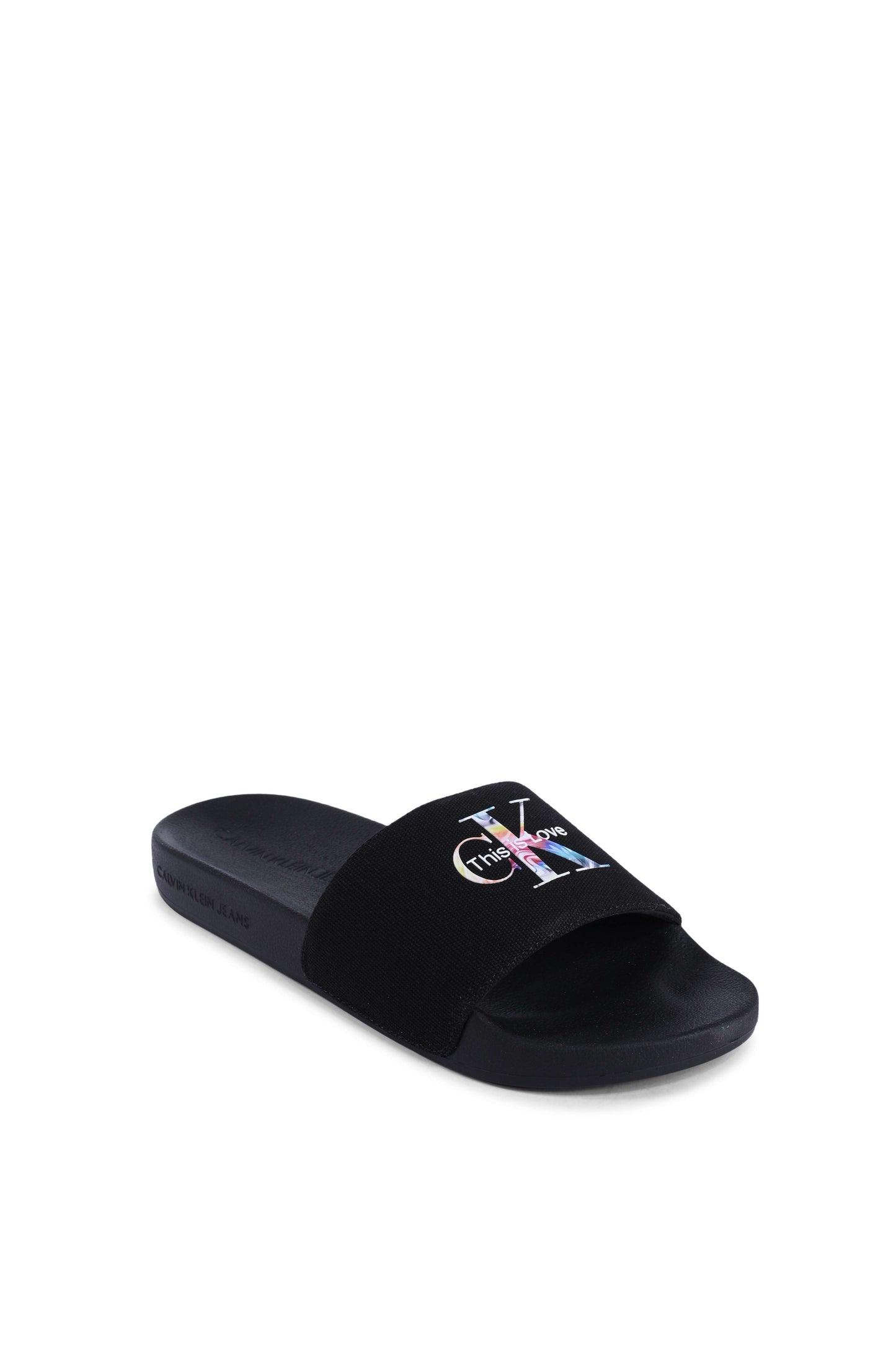 Calvin Klein Womens Slide Black YW0YW00849BDS