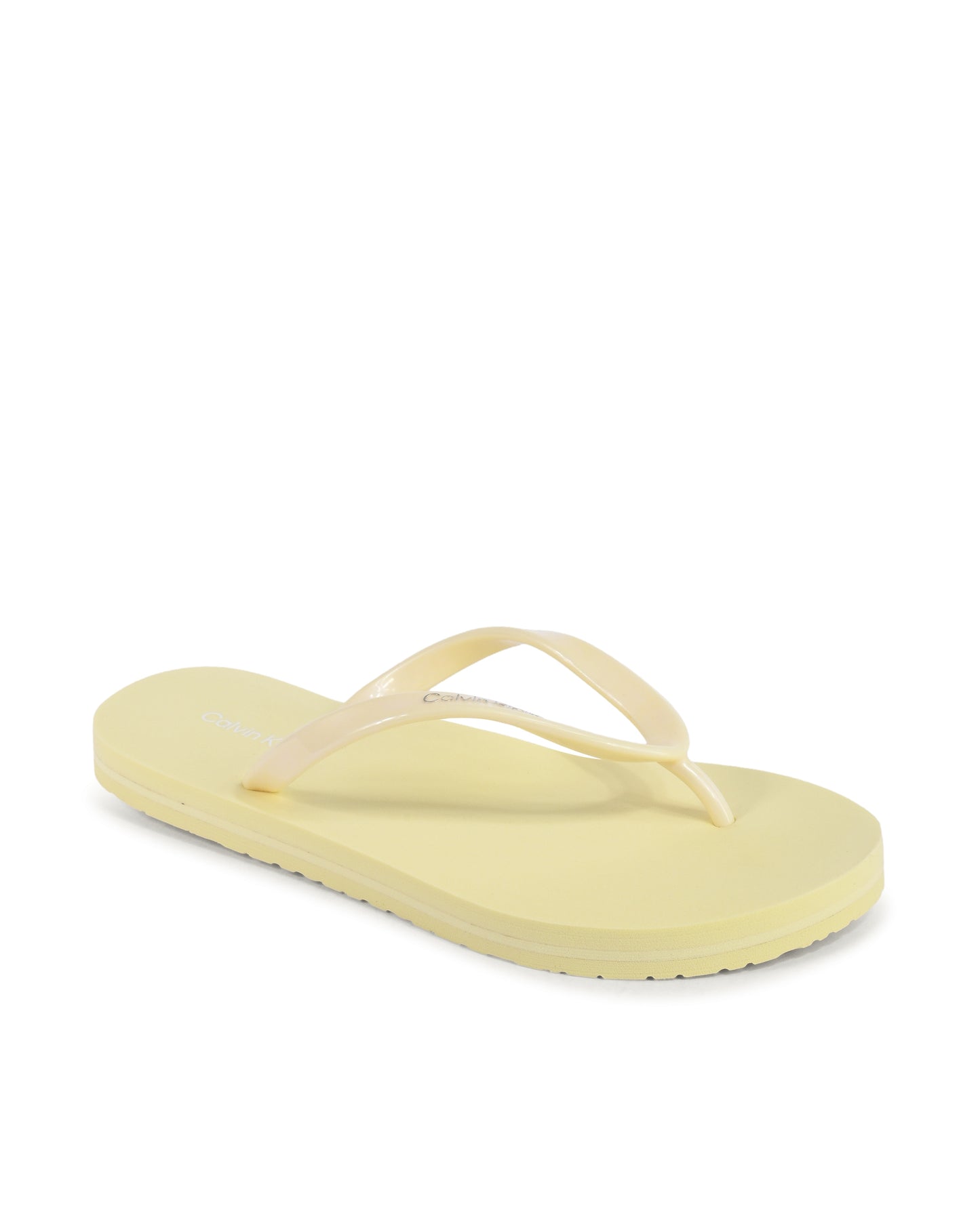 Calvin Klein Women Flip Flops YELLOW HW0HW02043ZCW
