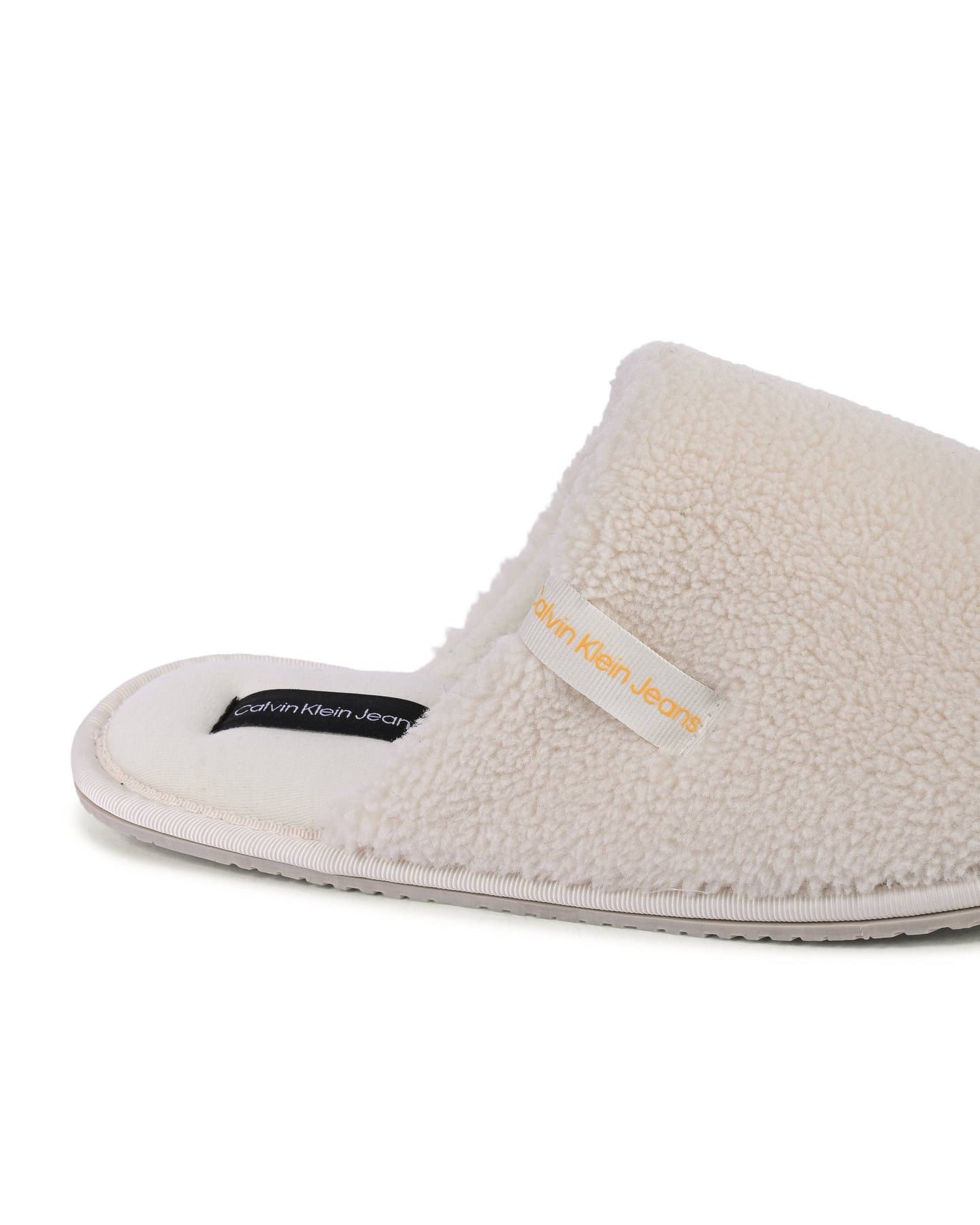 Calvin Klein Womens Slipper White YW0YW011480K7