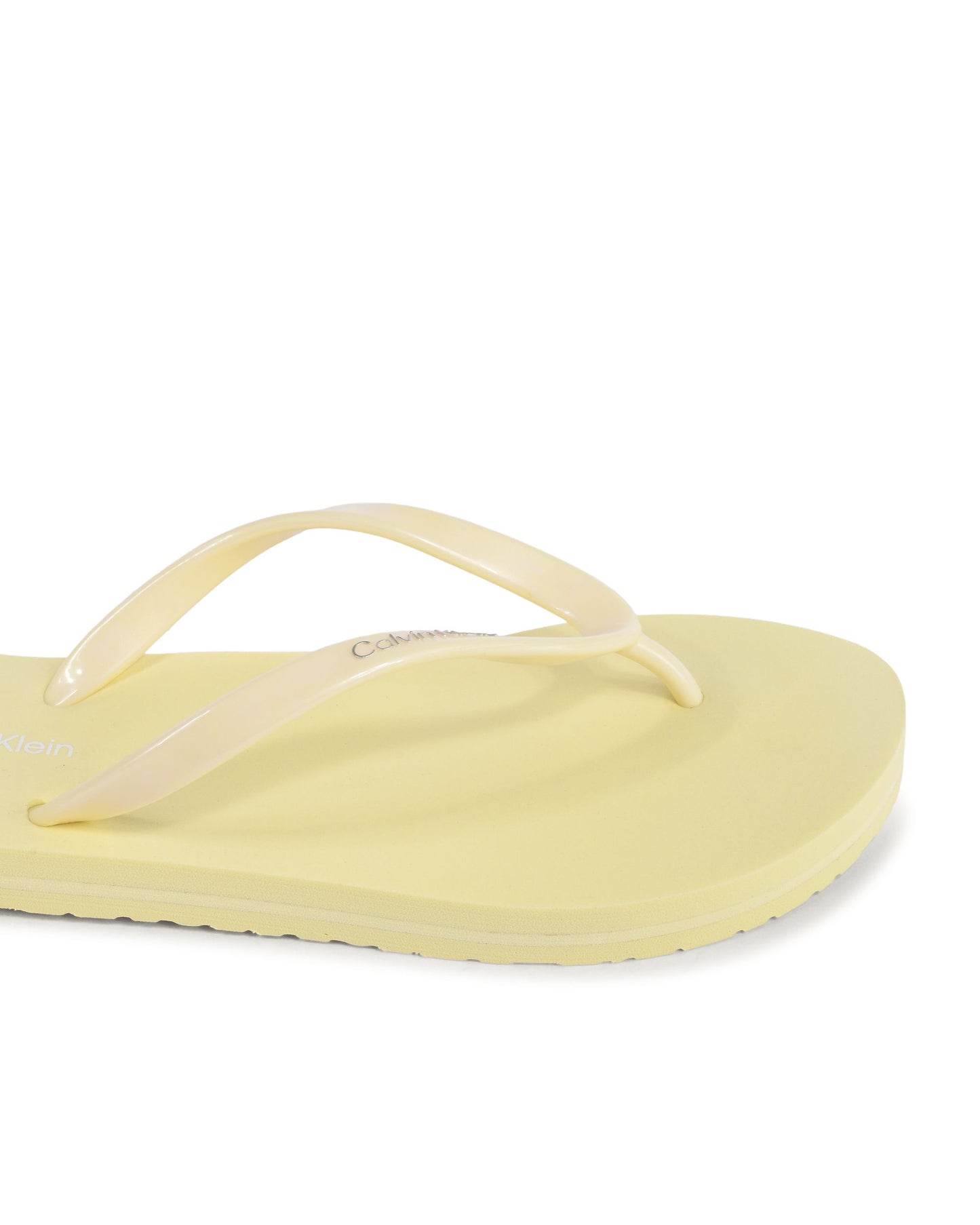 Calvin Klein Women Flip Flops YELLOW HW0HW02043ZCW