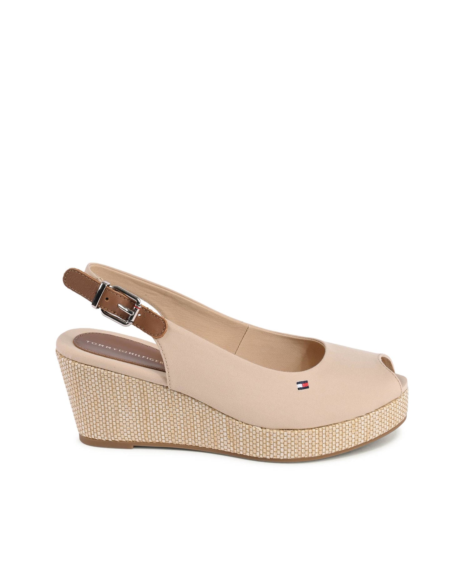 Tommy Hilfiger Womens Wedge Beige FW0FW04788ACR