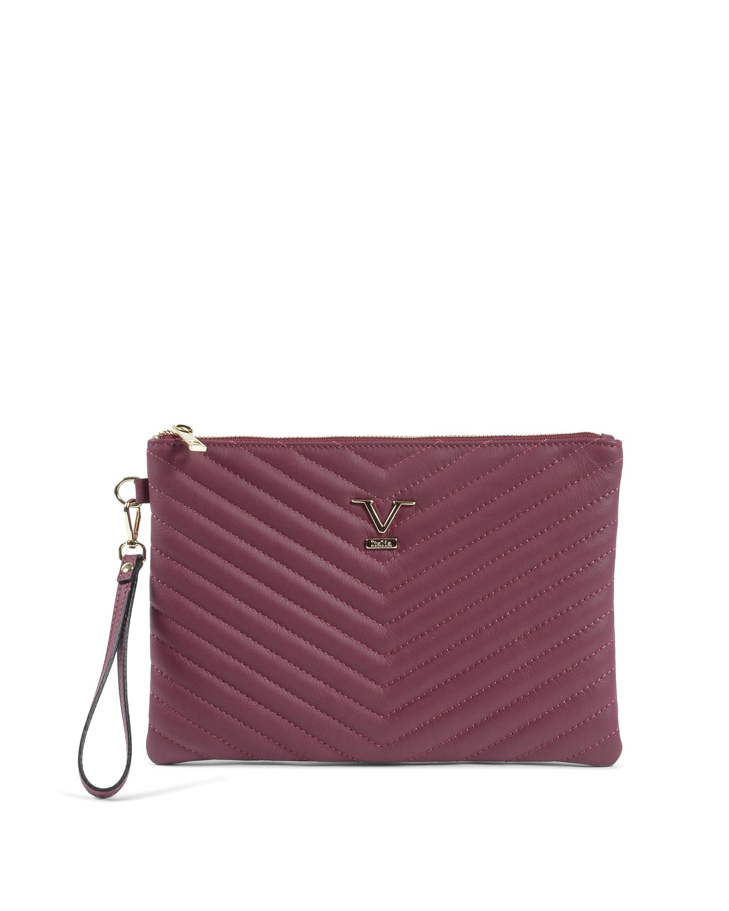 V Italia Womens Handbag Purple V613 52 SAUVAGE PRUGNA