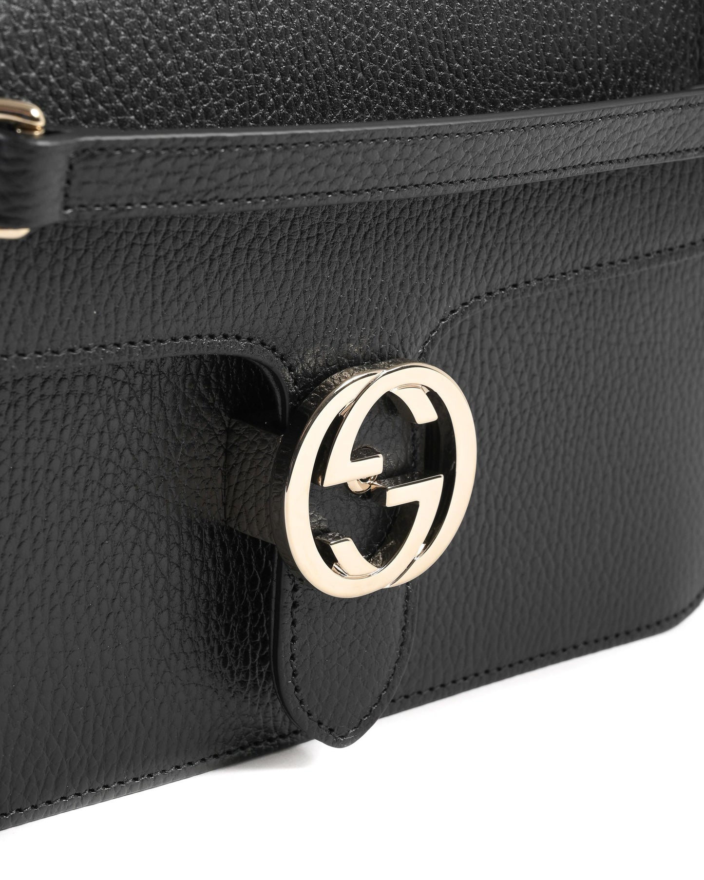 Gucci Interlocking Leather bag with chain 510303 CAO0G 1000