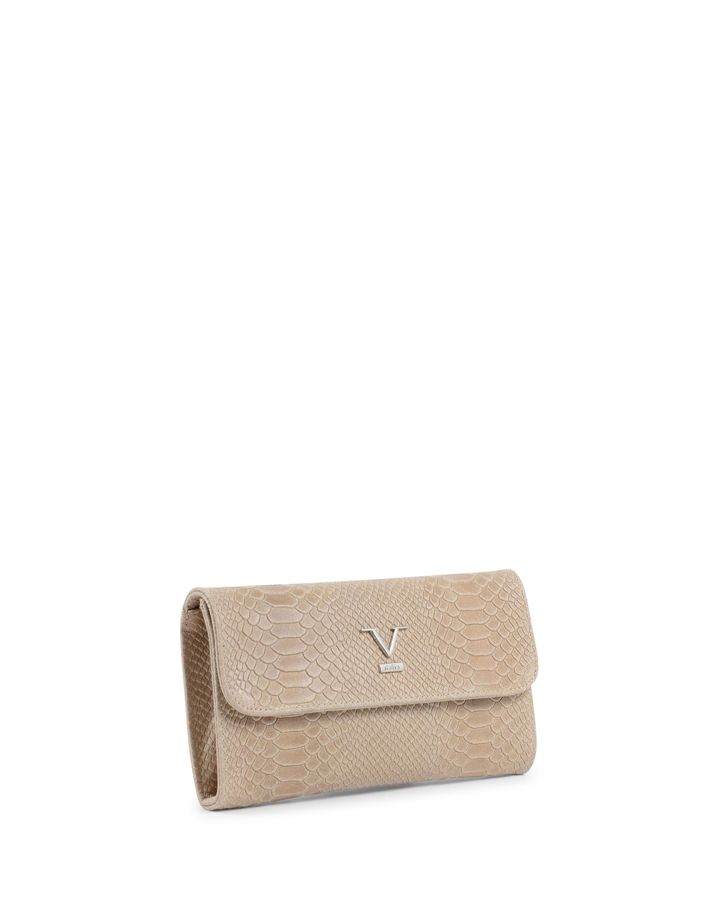 19V69 Italia Womens Shoulder Bag Taupe V1513 PITONE STAMPATO TAUPE
