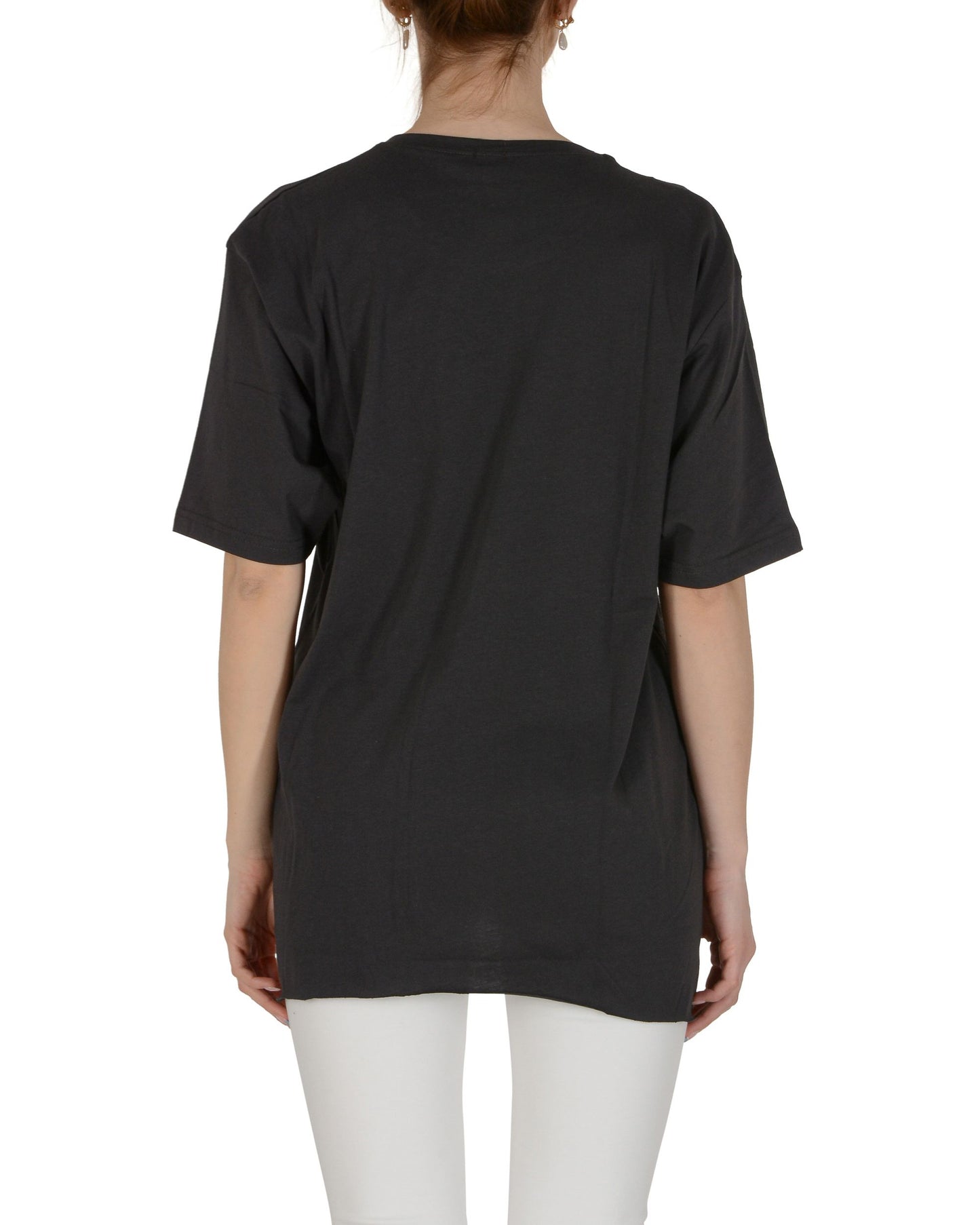 19V69 Italia Womens T-Shirt Dark Grey SMILE DARK GREY