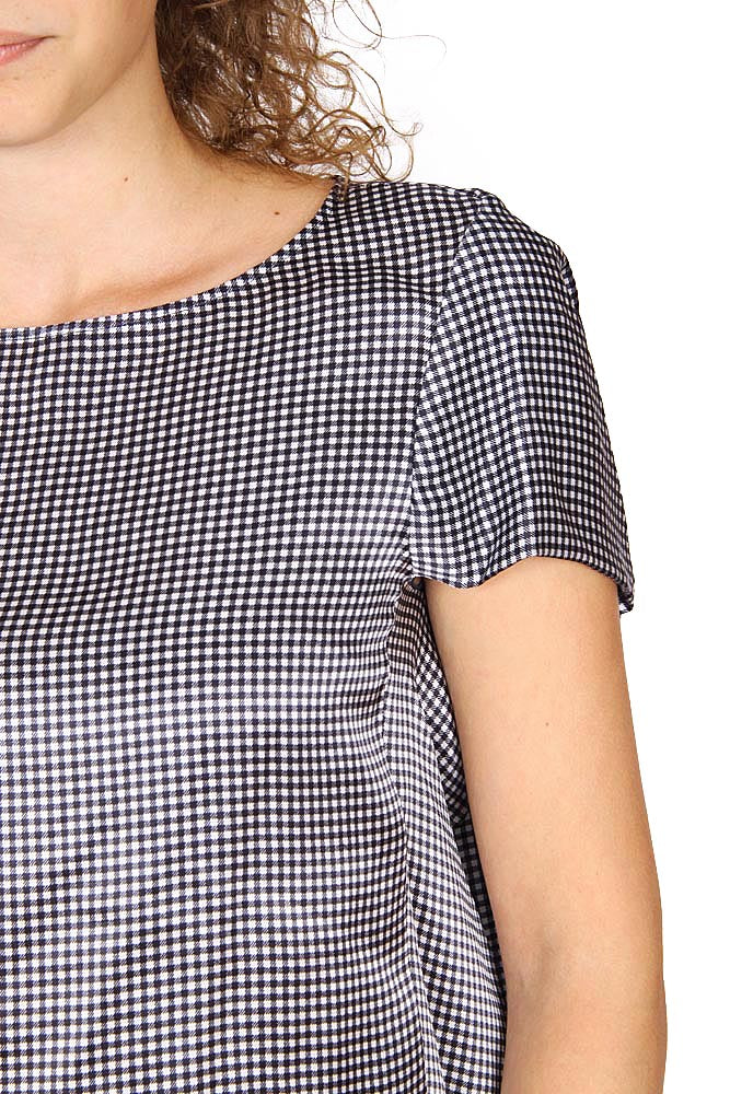 Armani Collezioni ladies shirt short sleeve without buttons RMC17T RM502 019