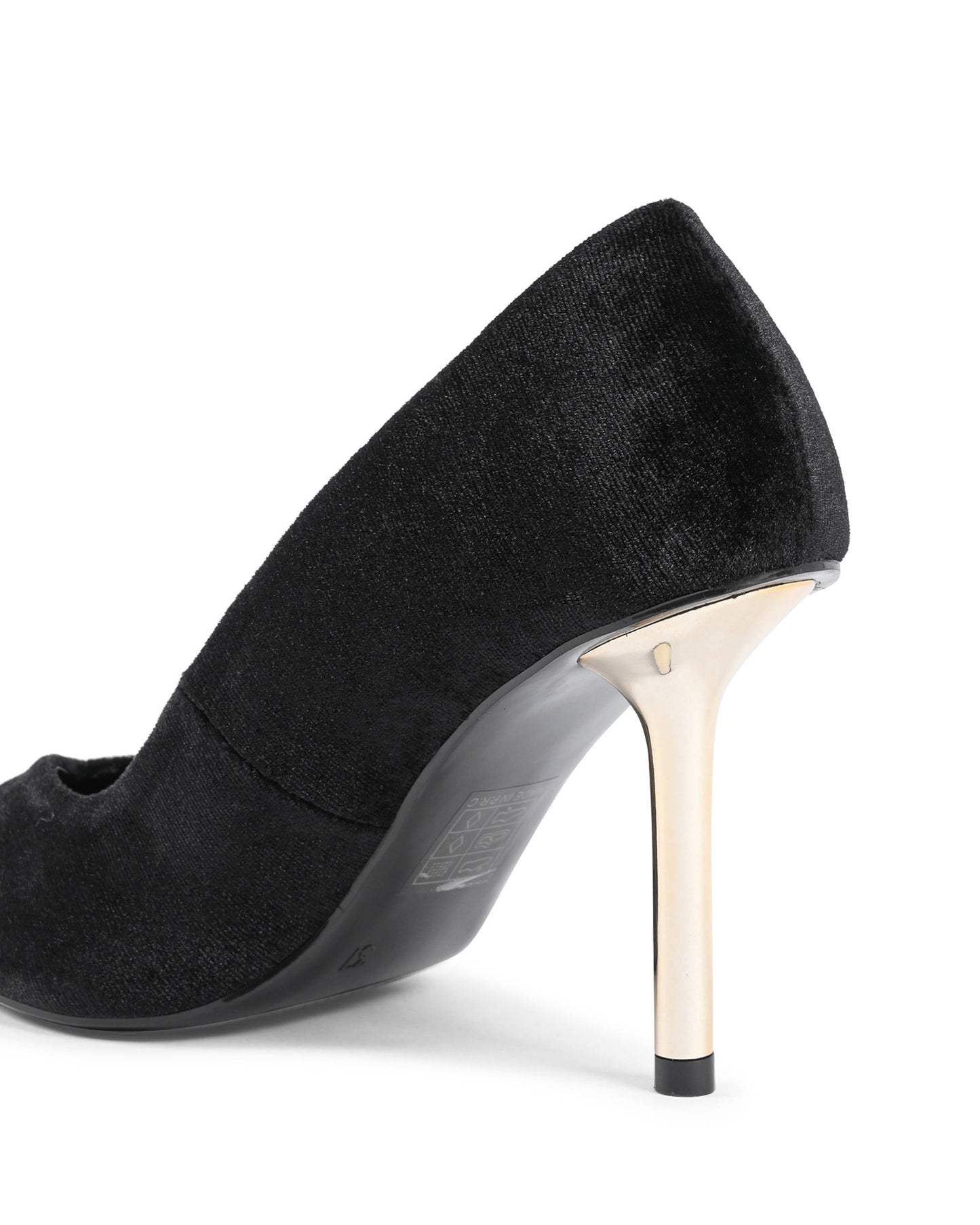 19V69 Italia Womens Pump Black HF091 NERO