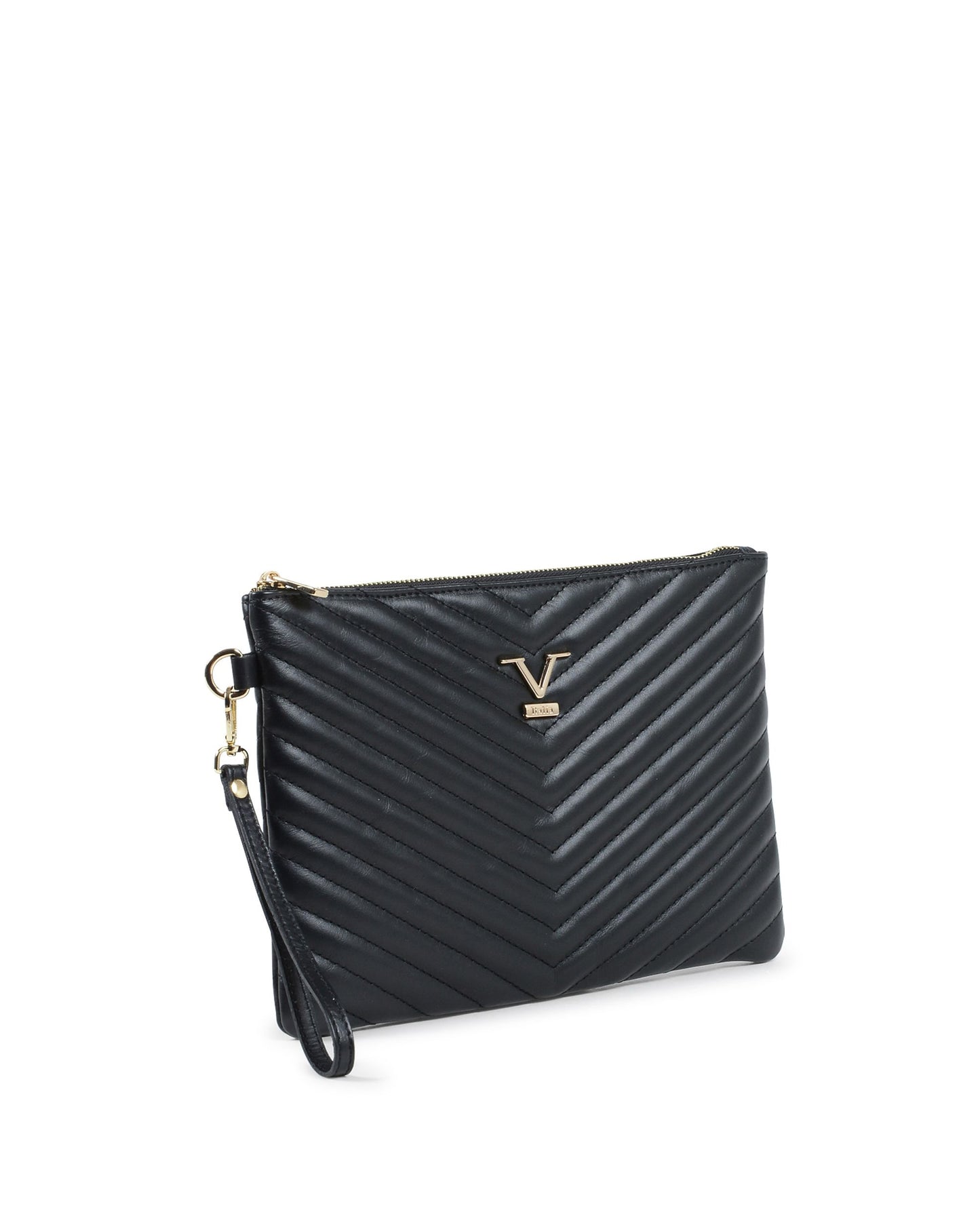 19V69 Italia Womens Clutch Black V613 52 SAUVAGE NERO
