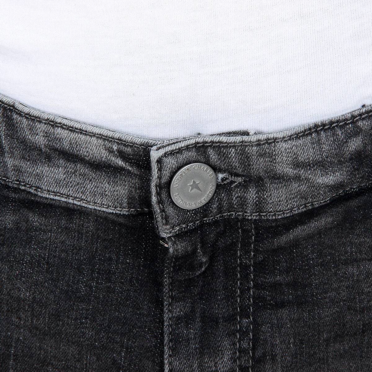 Andrew Charles Mens Jeans Dark Grey THOMAS