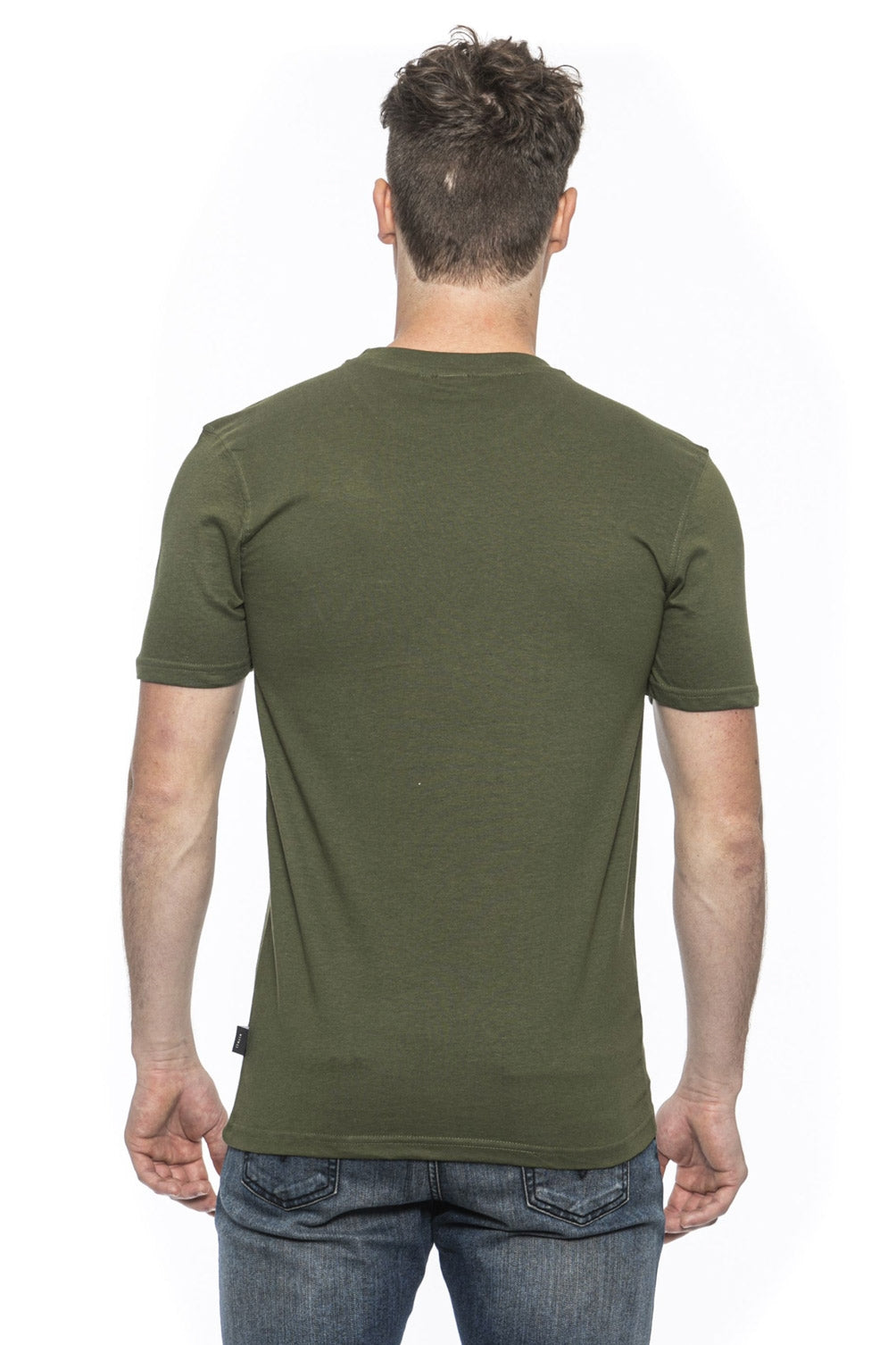 19V69 Italia Mens T-Shirt Green TROY OLIVE