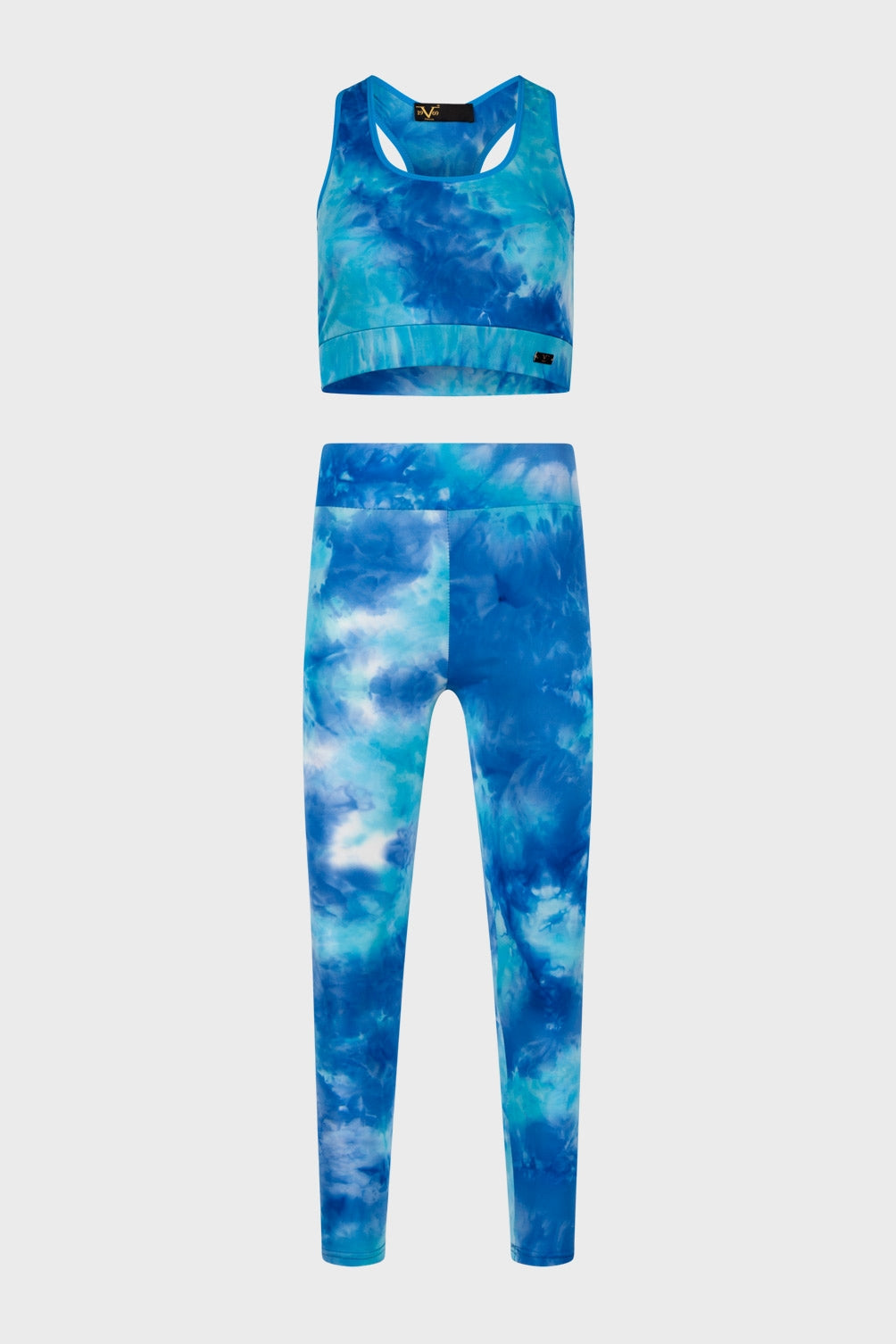 19V69 Italia Womens Leggings and Top Blue DEMY BLUE