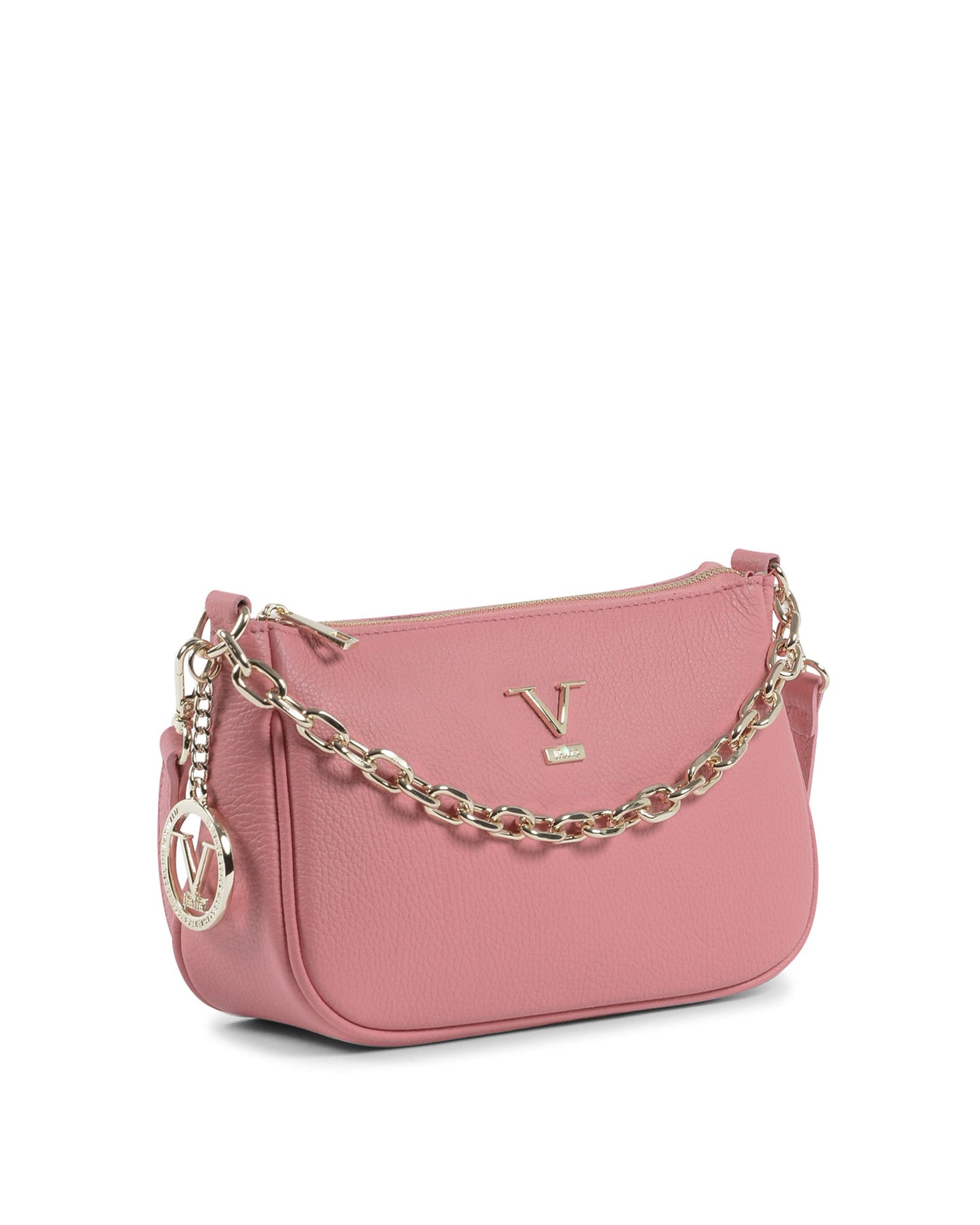 V Italia Womens Handbag Pink VE1735-G DOLLARO ROSA BABY