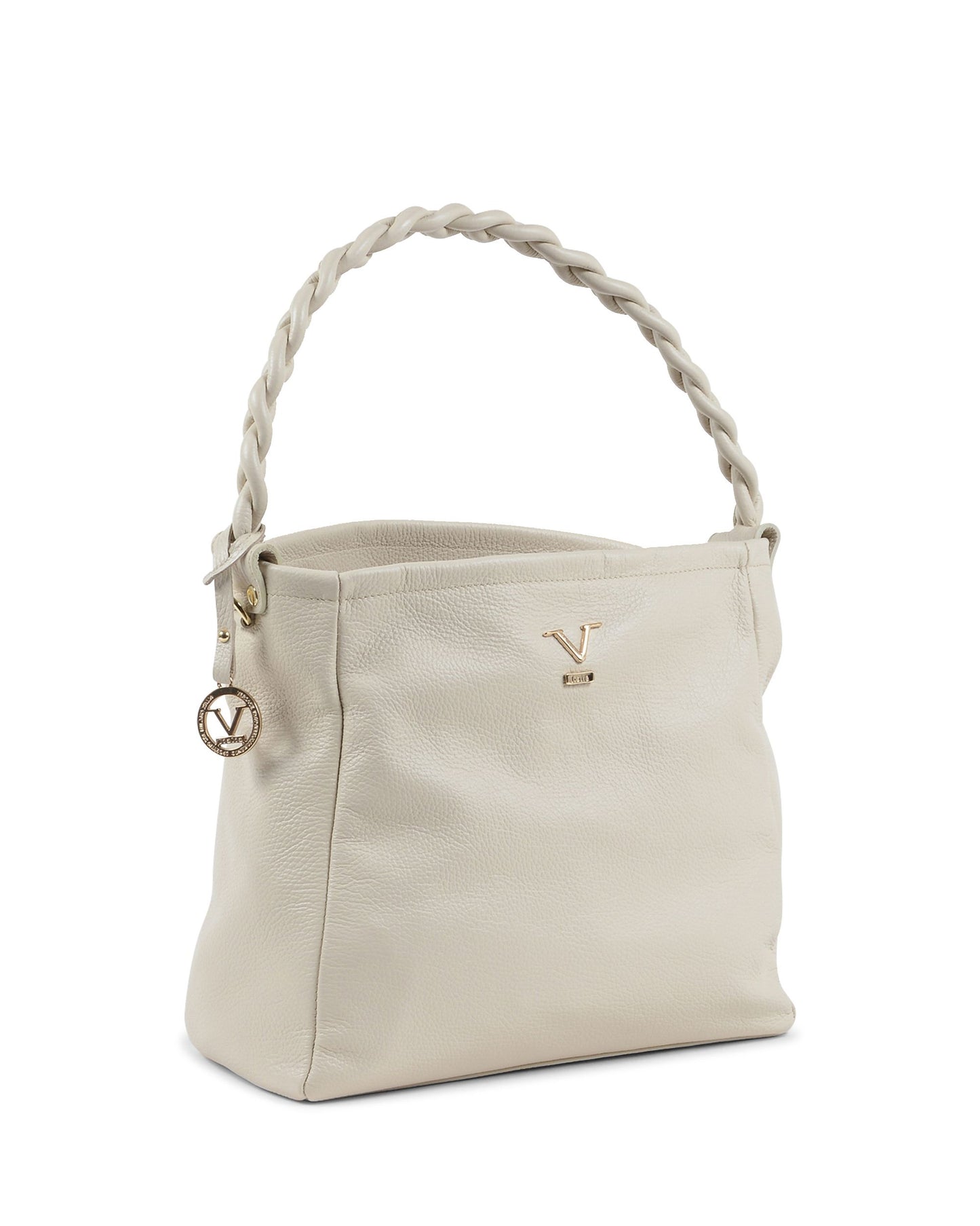 V Italia Womens Handbag Beige VE1633 DOLLARO BEIGE