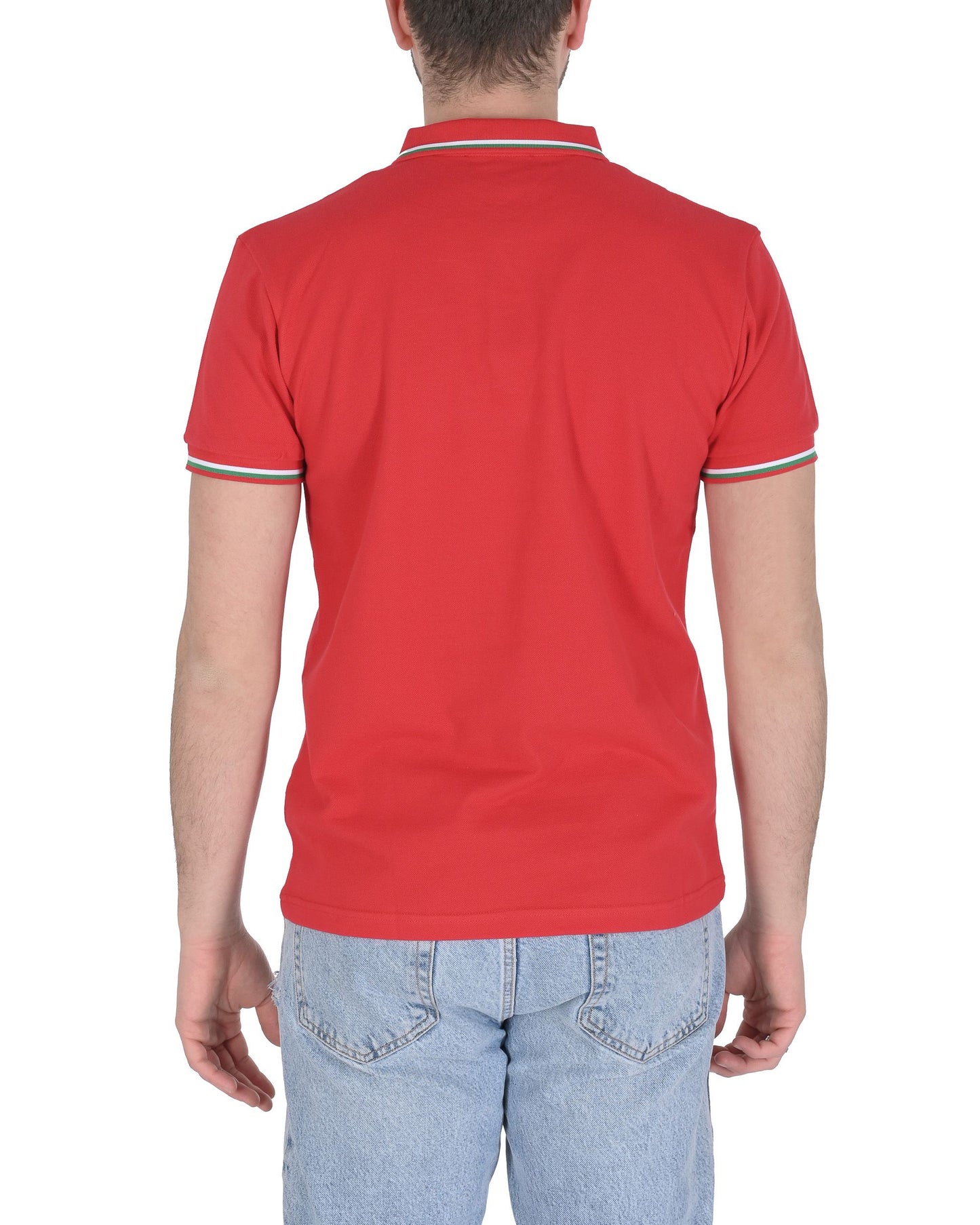 19V69 Italia Mens Polo OLAF RED