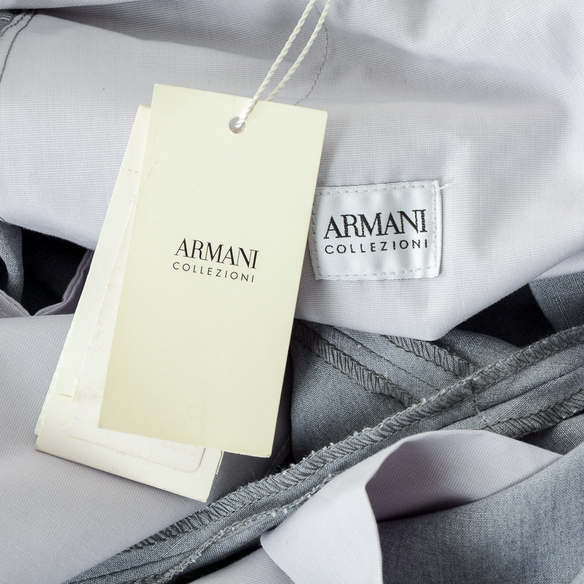 Armani Collezioni Mens Pants Grey