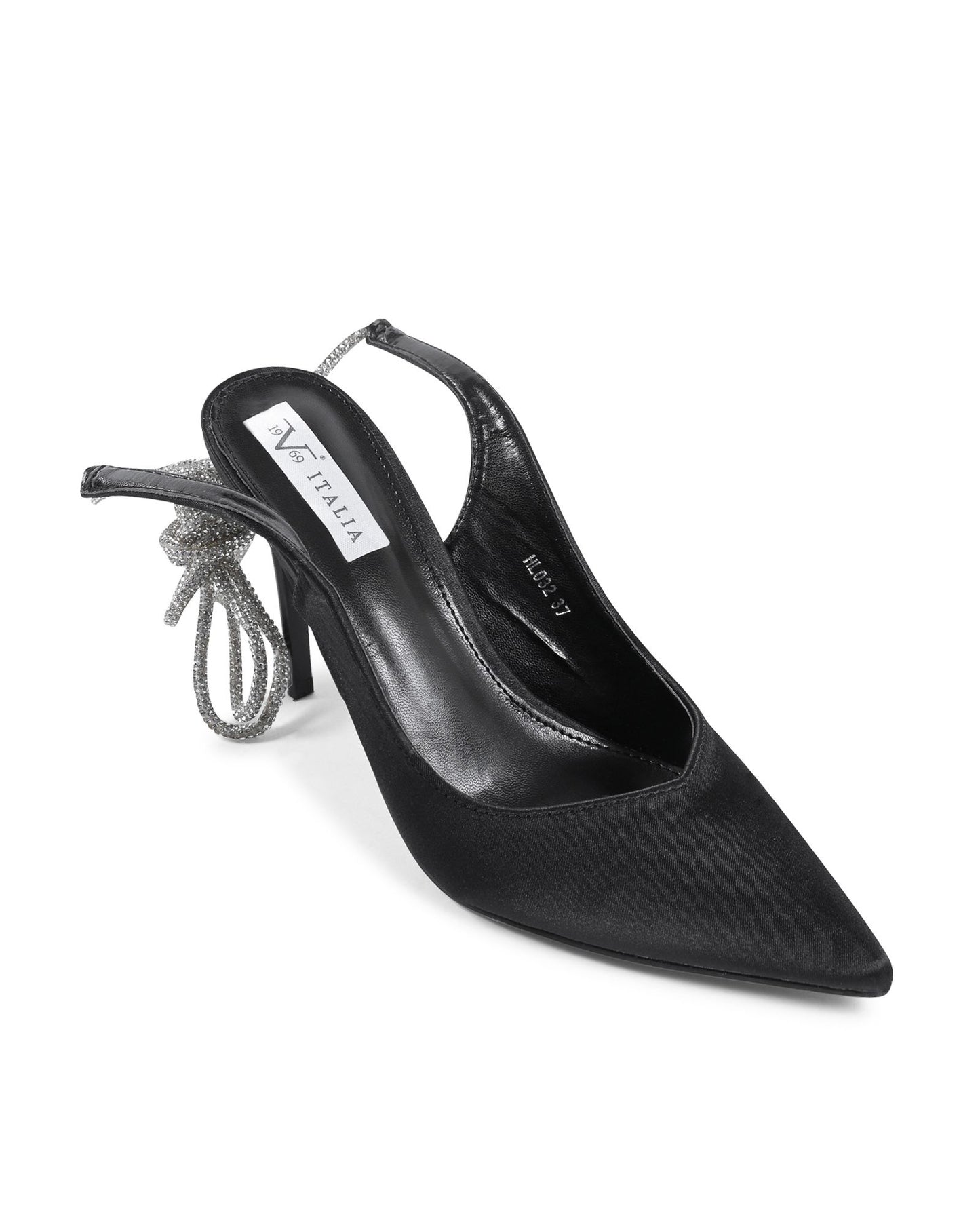 19V69 Italia Womens Pump Black HL032 NERO