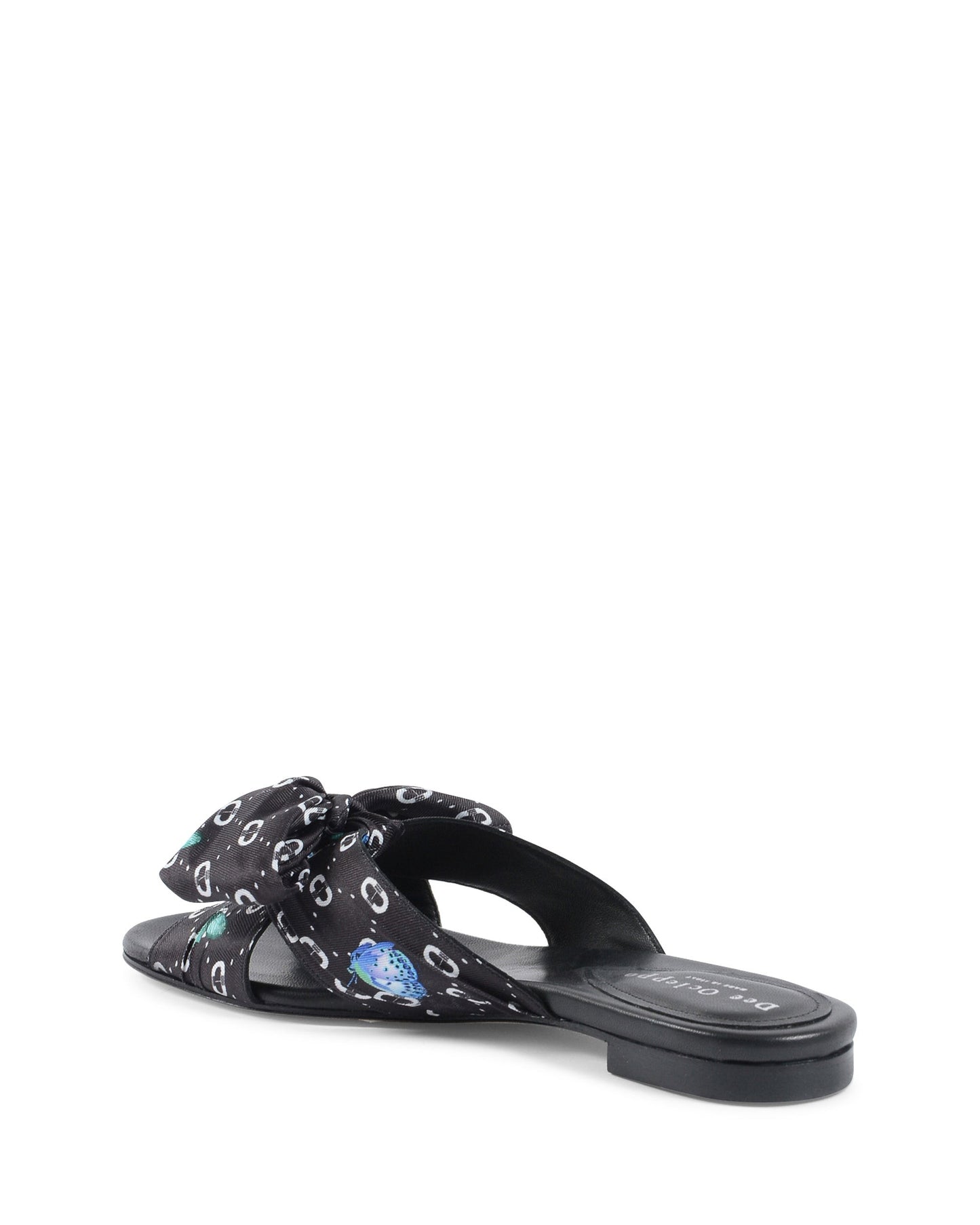 Emma Bow Mule Black