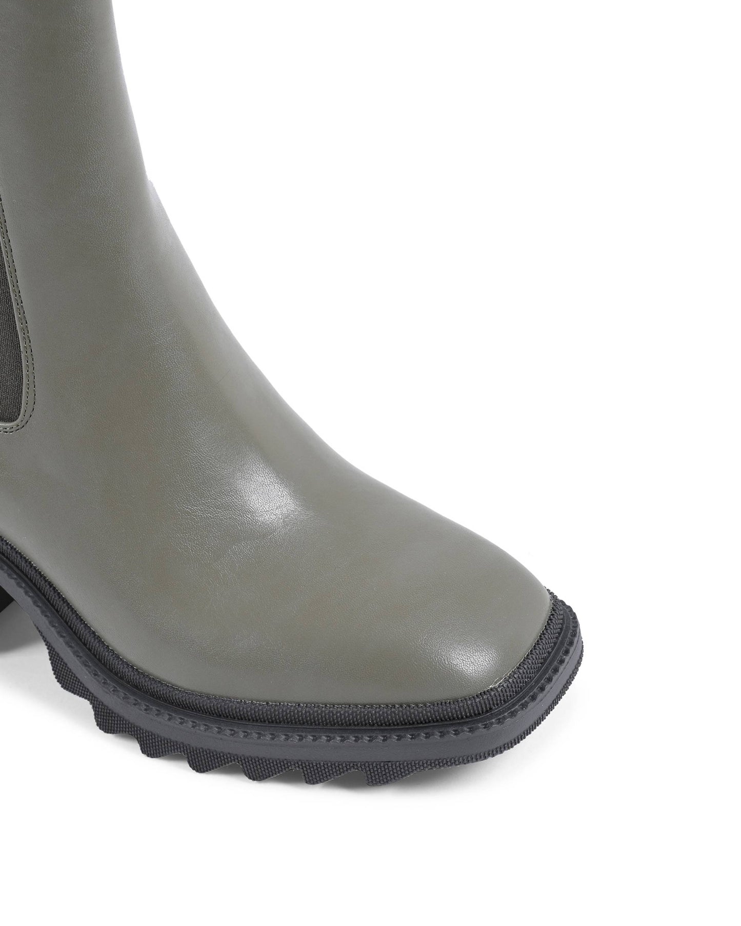 19V69 Italia Womens Ankle Boot Green 181-87 MILITARY