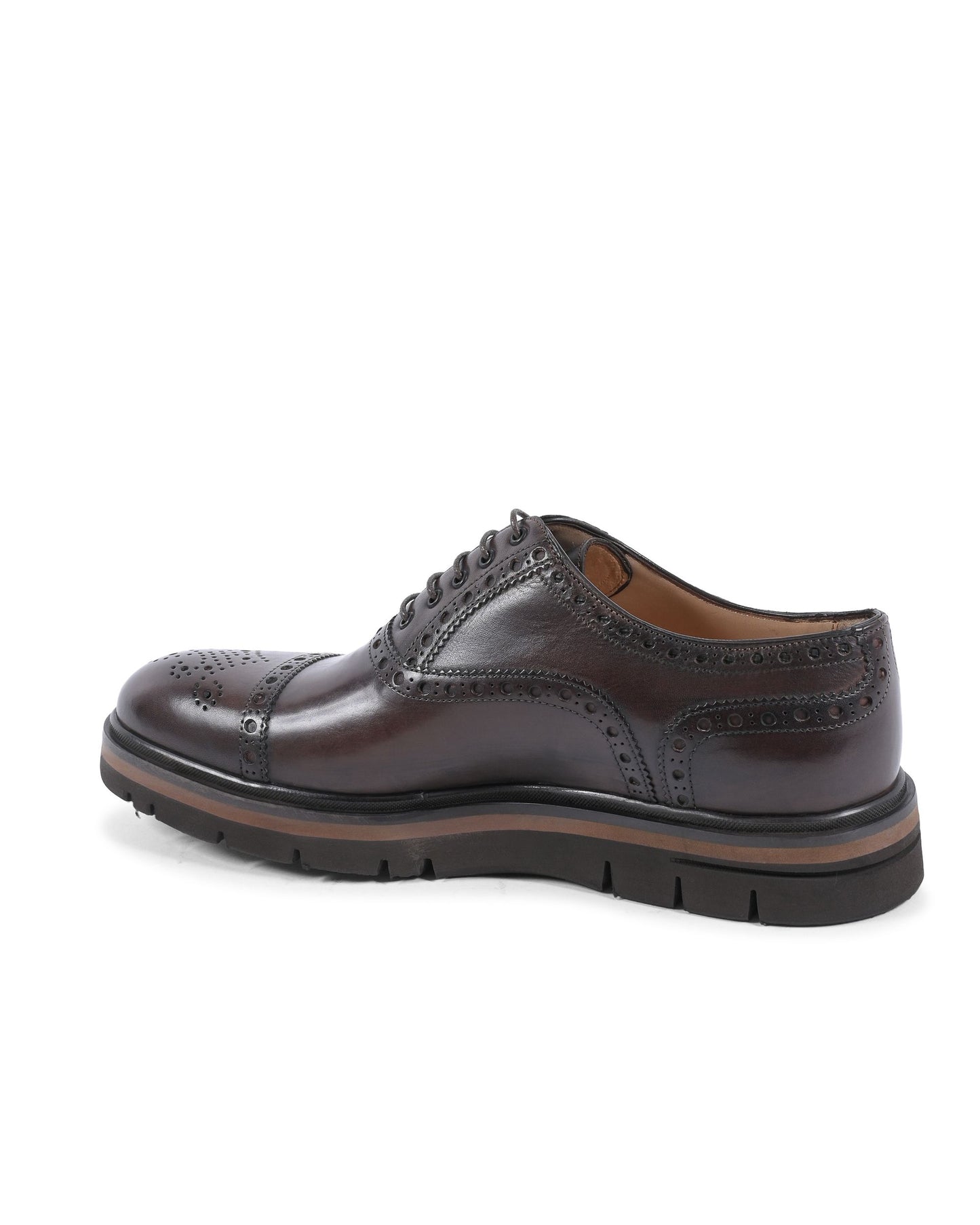 Dee Ocleppo Mens Brogue Shoes EB130 VITELLO CACAO