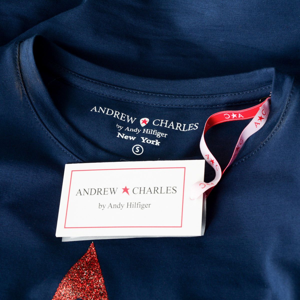 Andrew Charles By Andy Hilfiger Womens LS T-Shirt TS602 031002 PHENIX NAVY S8