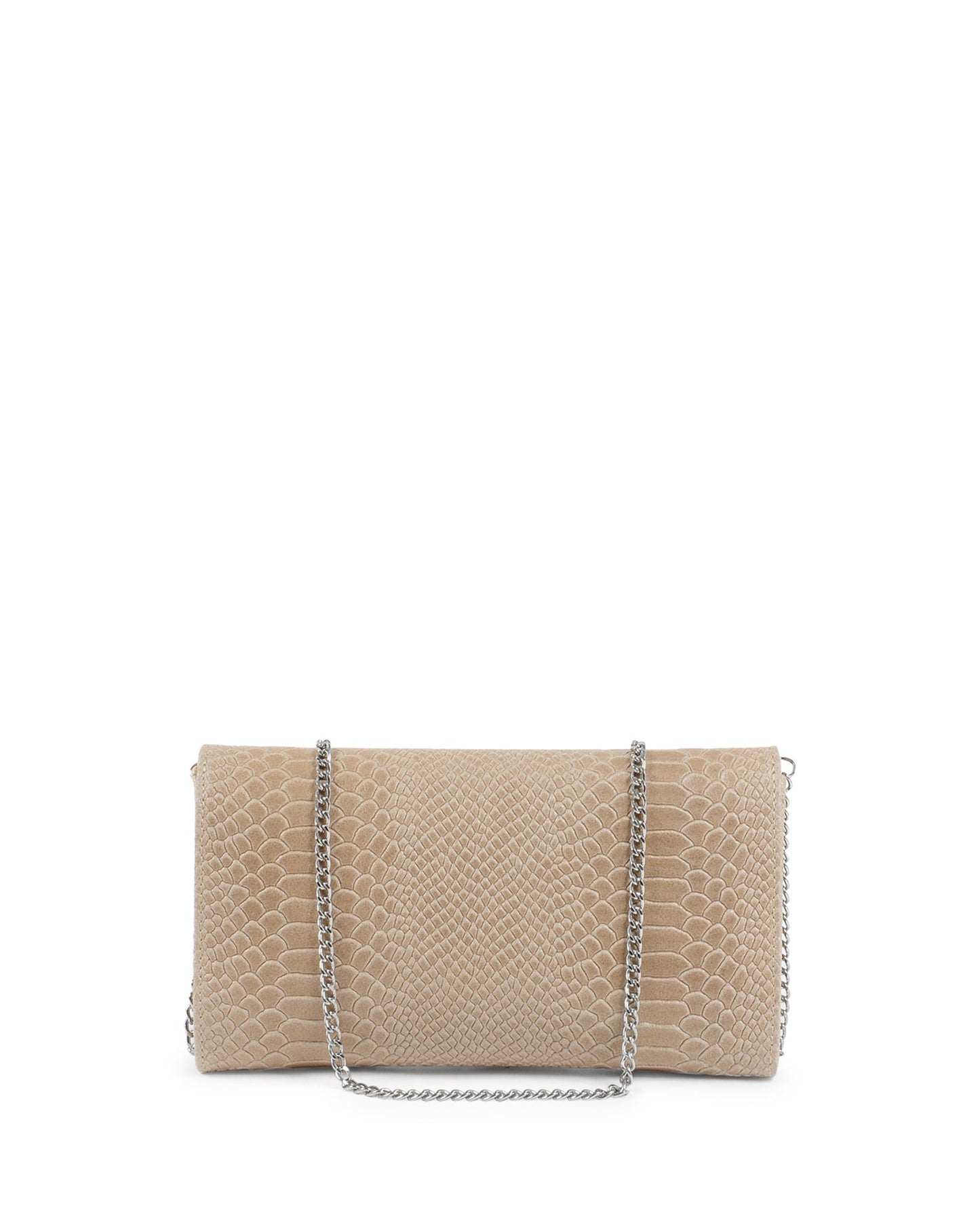 19V69 Italia Womens Shoulder Bag Taupe V1513 PITONE STAMPATO TAUPE