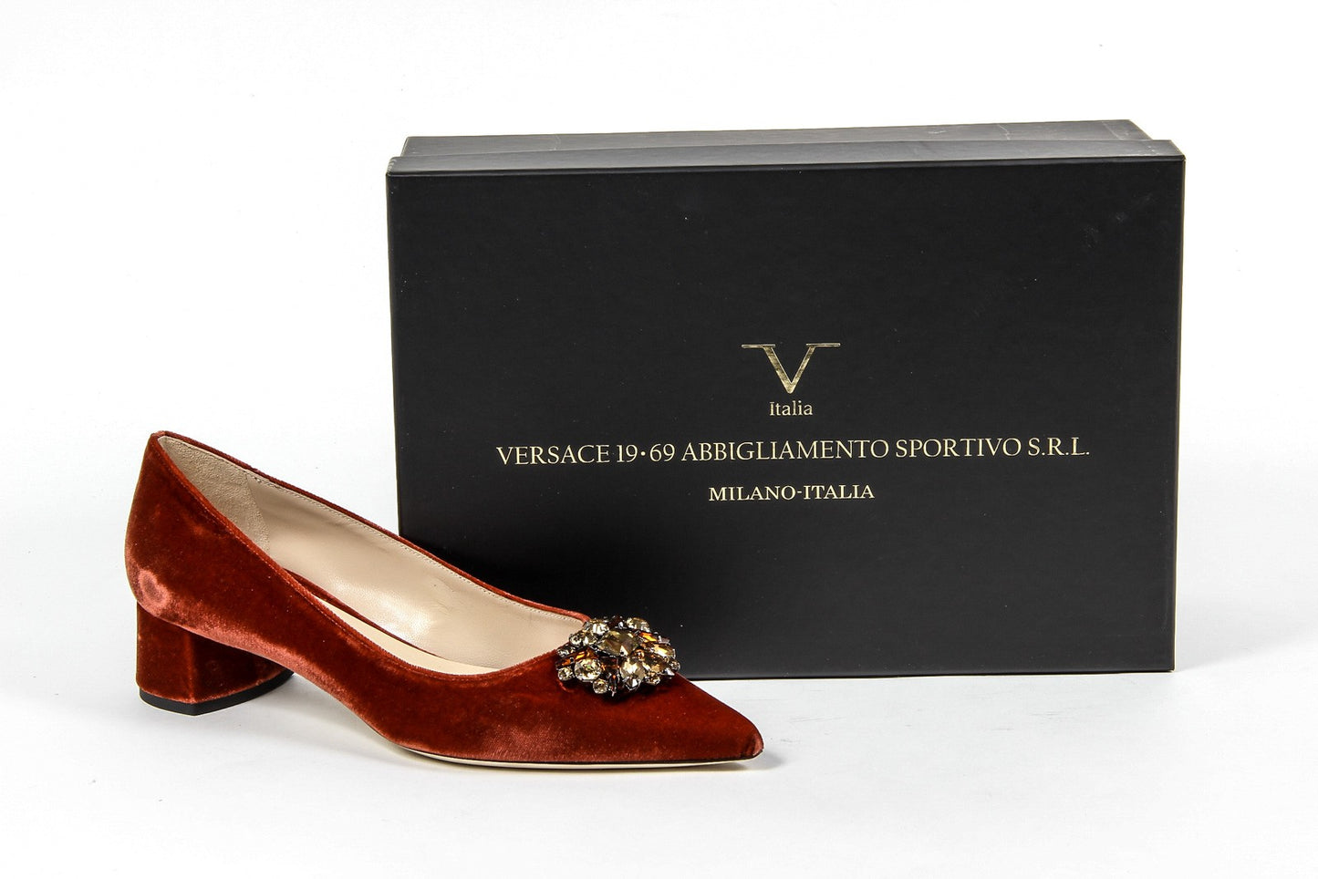 19V69 Italia Womens Pump 3110276 VELLUTO ROSSO