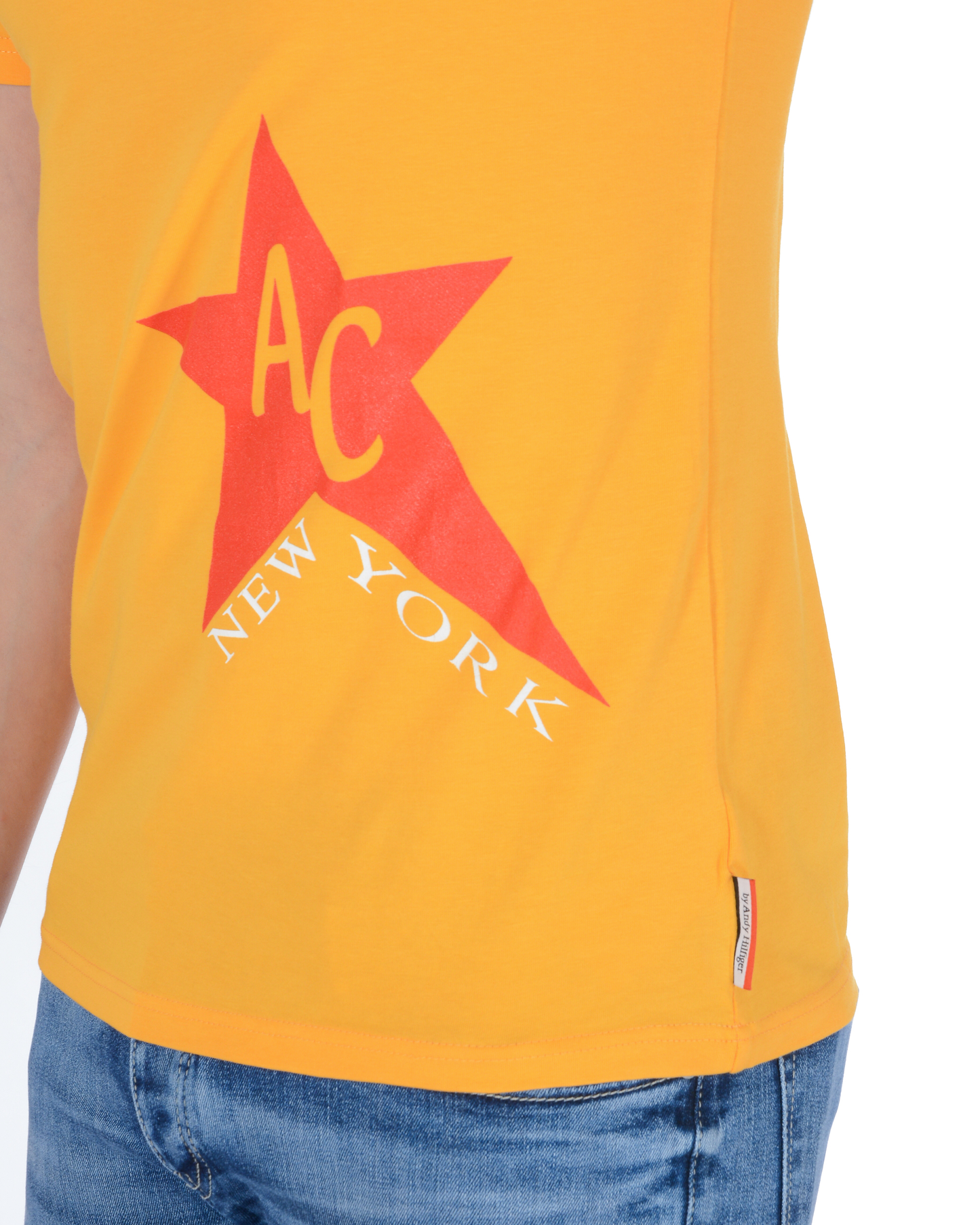 Andrew Charles Mens T-Shirt KEITA YELLOW S6