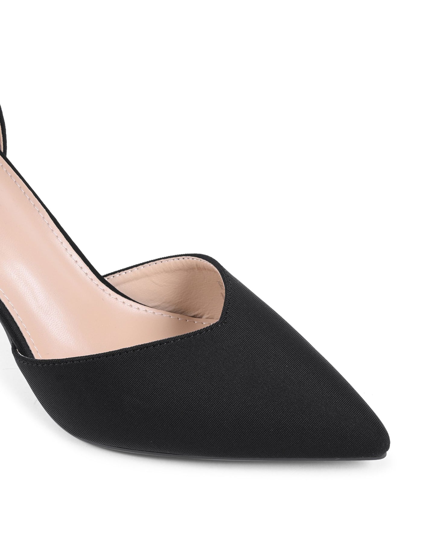 19V69 Italia Womens Ankle Strap Pump Black F2929 NERO