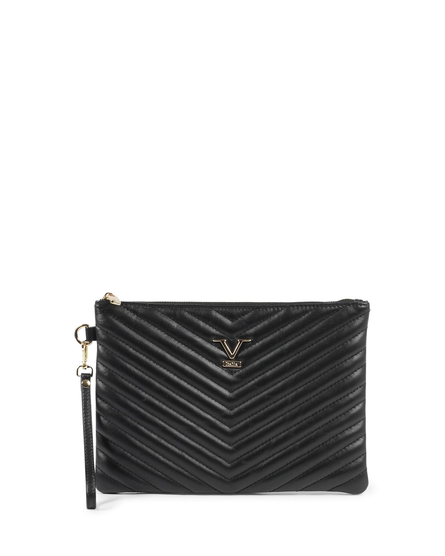19V69 Italia Womens Clutch Black V613 52 SAUVAGE NERO