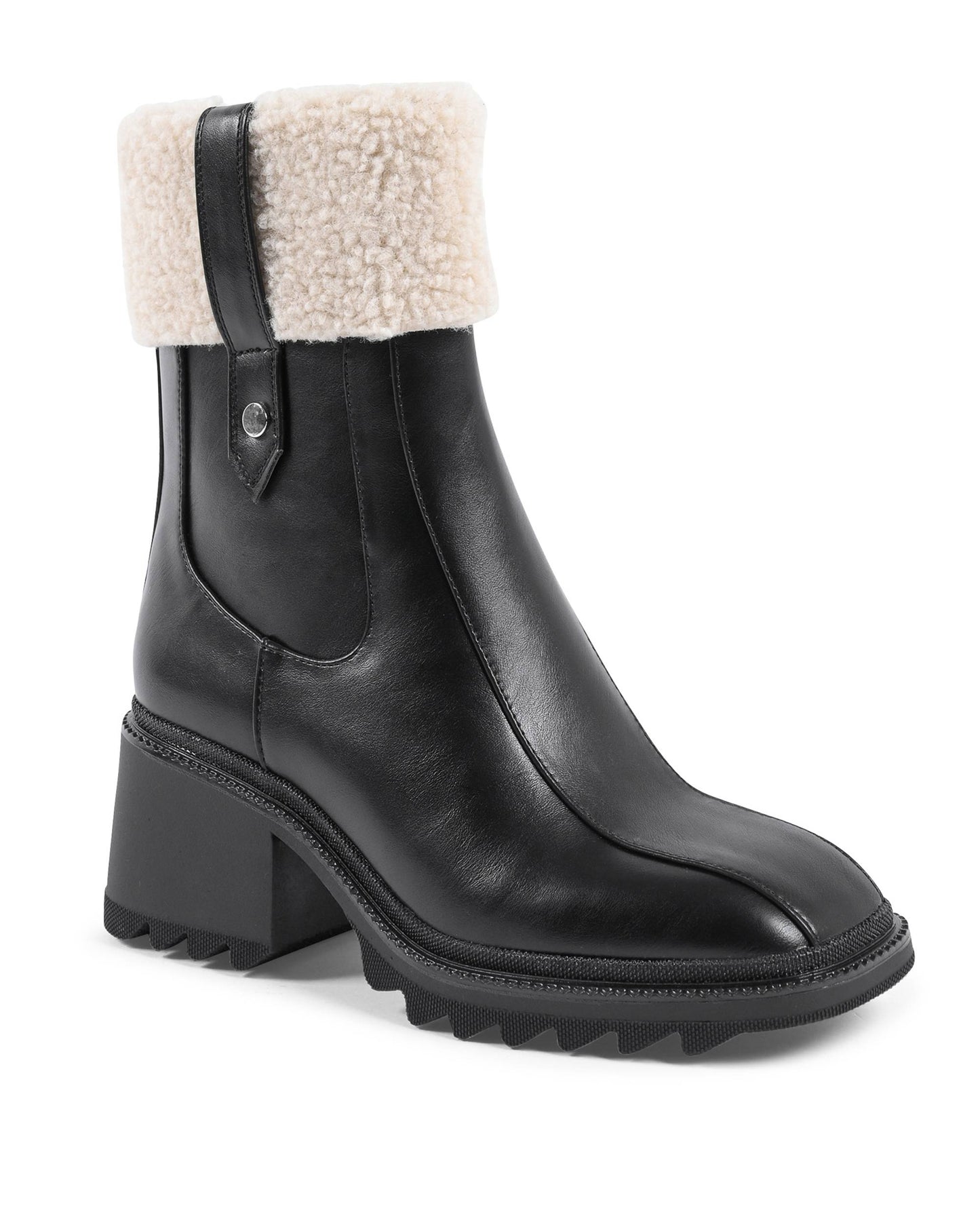 19V69 Italia Womens Ankle Boot Black 181-86 NERO